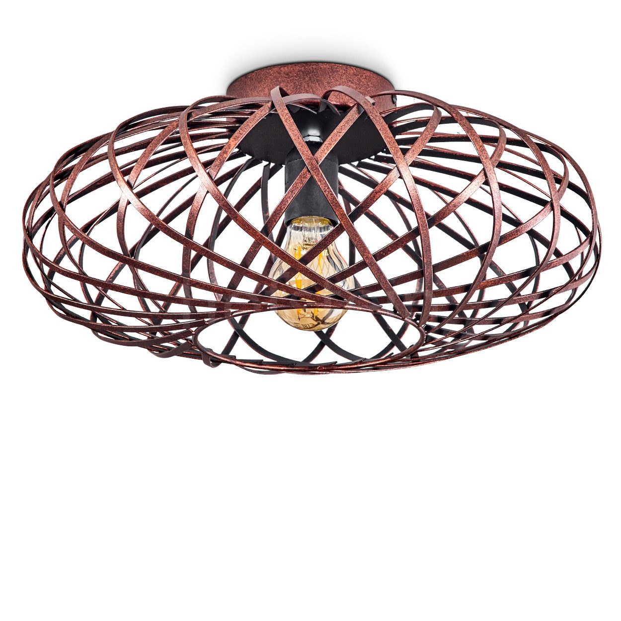 hofstein Deckenleuchte »Aidone« runde Deckenlampe aus günstig online kaufen