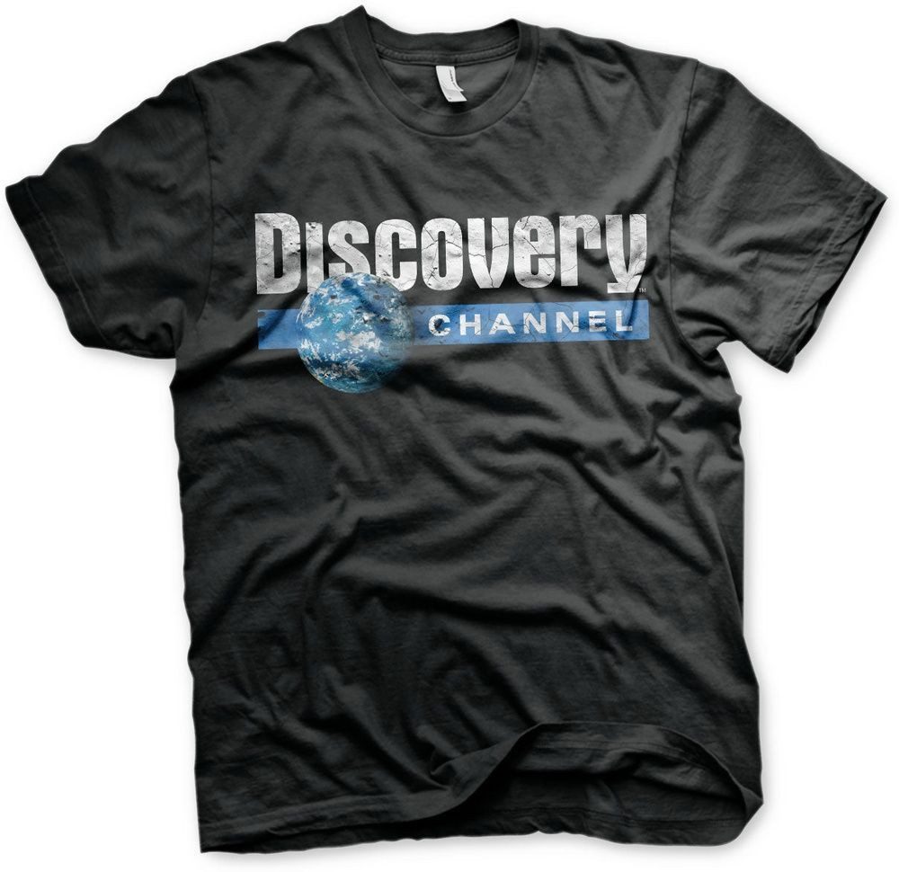 Discovery T-Shirt Cracked Globe Logo T-Shirt