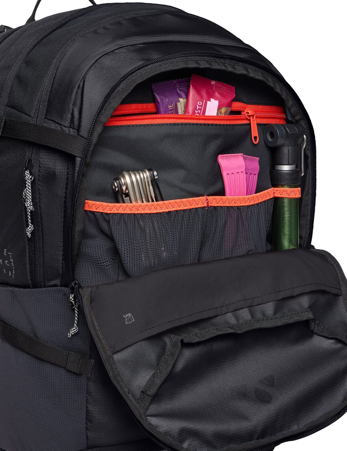 VAUDE Wanderrucksack Bike Alpin 28+5 (Kein Set), Mountainbike Fahrrad Rucksack für Mehrtagestouren und Alpencross