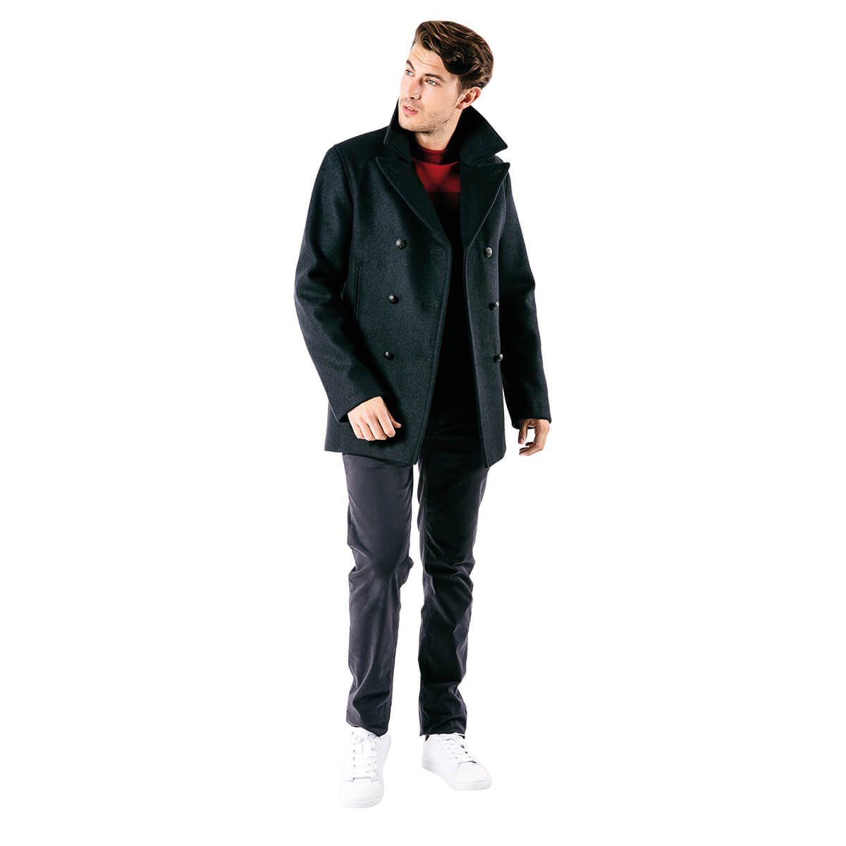 Saint James Cabanjacke 0470 Herren Jacke Galion Reverskragen aus reiner Sch günstig online kaufen
