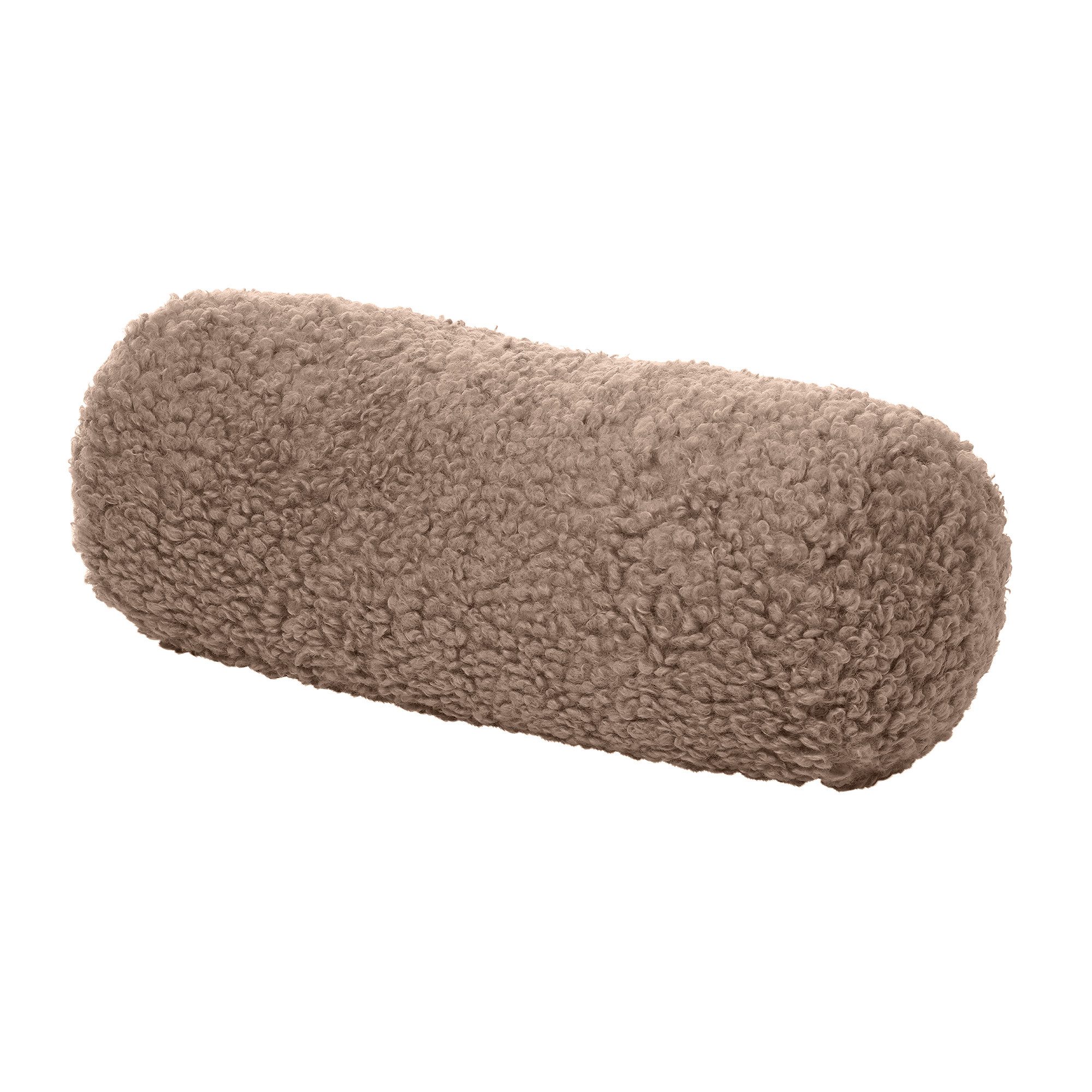 blomus Yoga Bolster -TEDDY- Kissen, Nackenkissen, Nackenrolle: Modernes Design, weiches Bolsterkissen, Vielseitig nutzbar, komfortabel