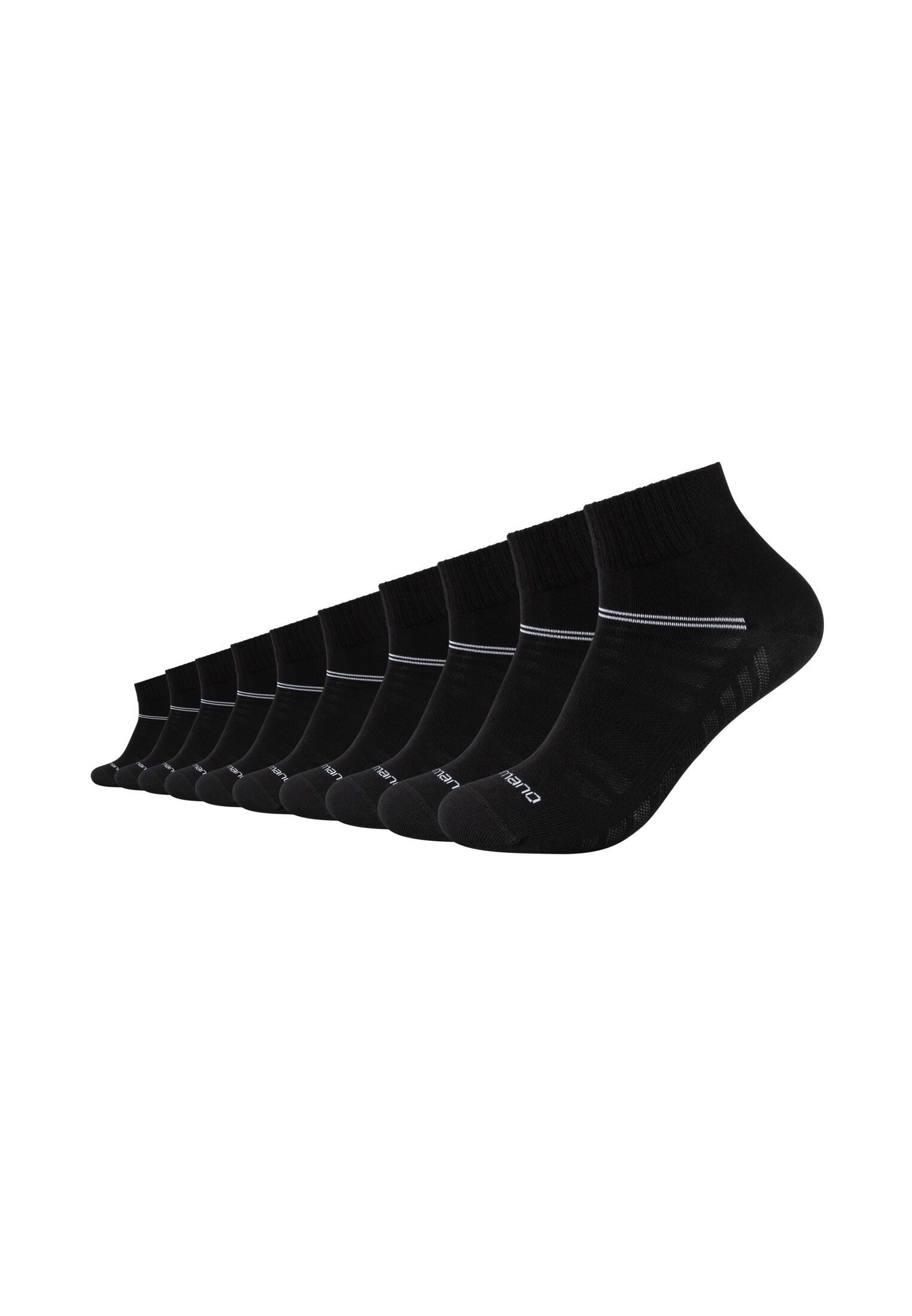 Camano Sportsocken Kurzsocken Mesh Ventilation 10er Pack günstig online kaufen