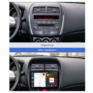 TAFFIO Für Mitsubishi ASX Peugeot 4008 10" Touch Android Autoradio CarPlay Einbau-Navigationsgerät