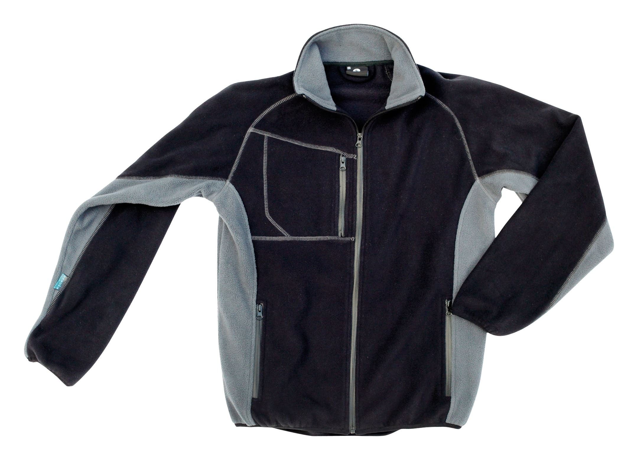 Excess Fleecejacke Champ schwarz / grau