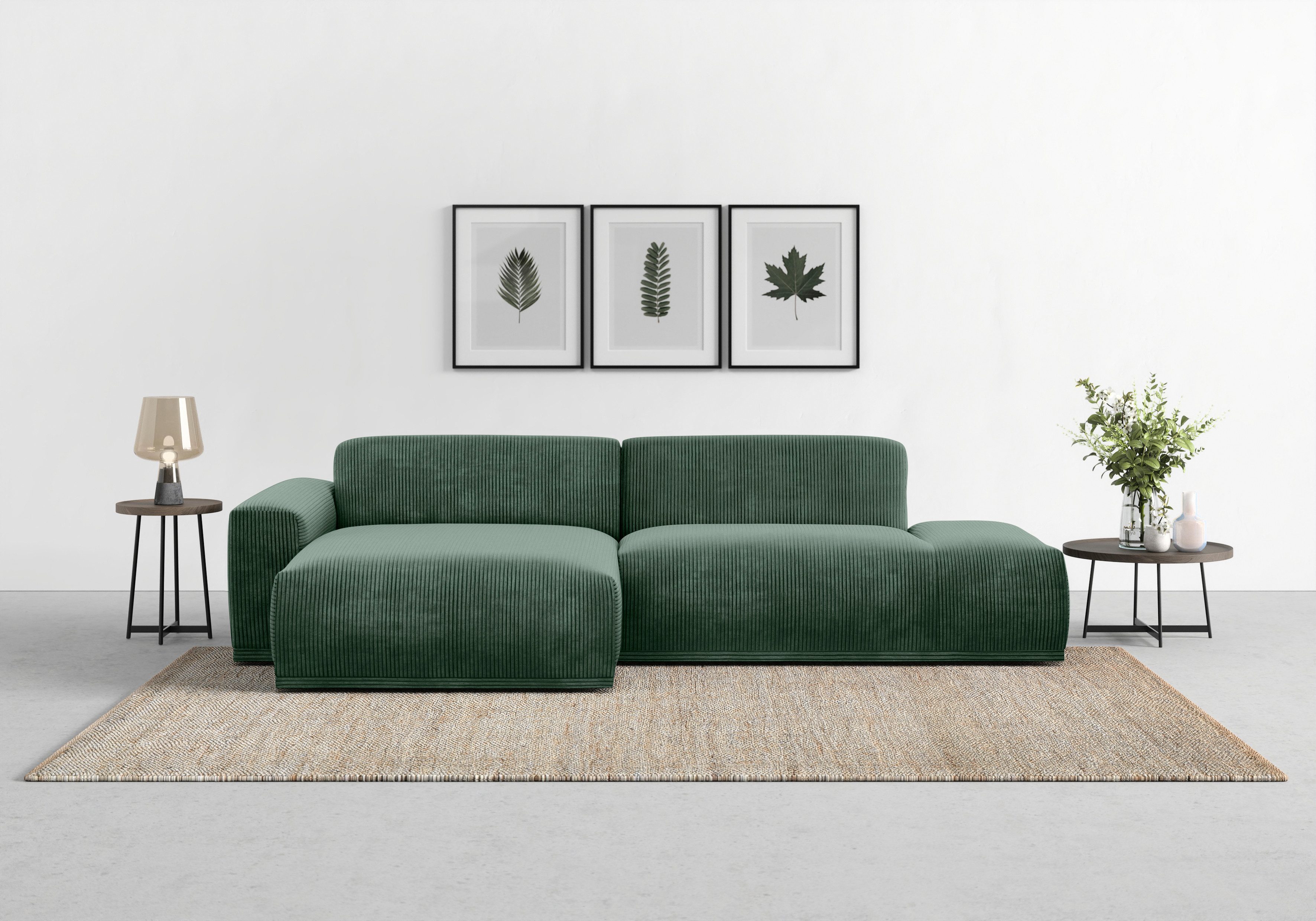 TRENDMANUFAKTUR Ecksofa Braga, mit hochwertigem Kaltschaum, günstig online kaufen