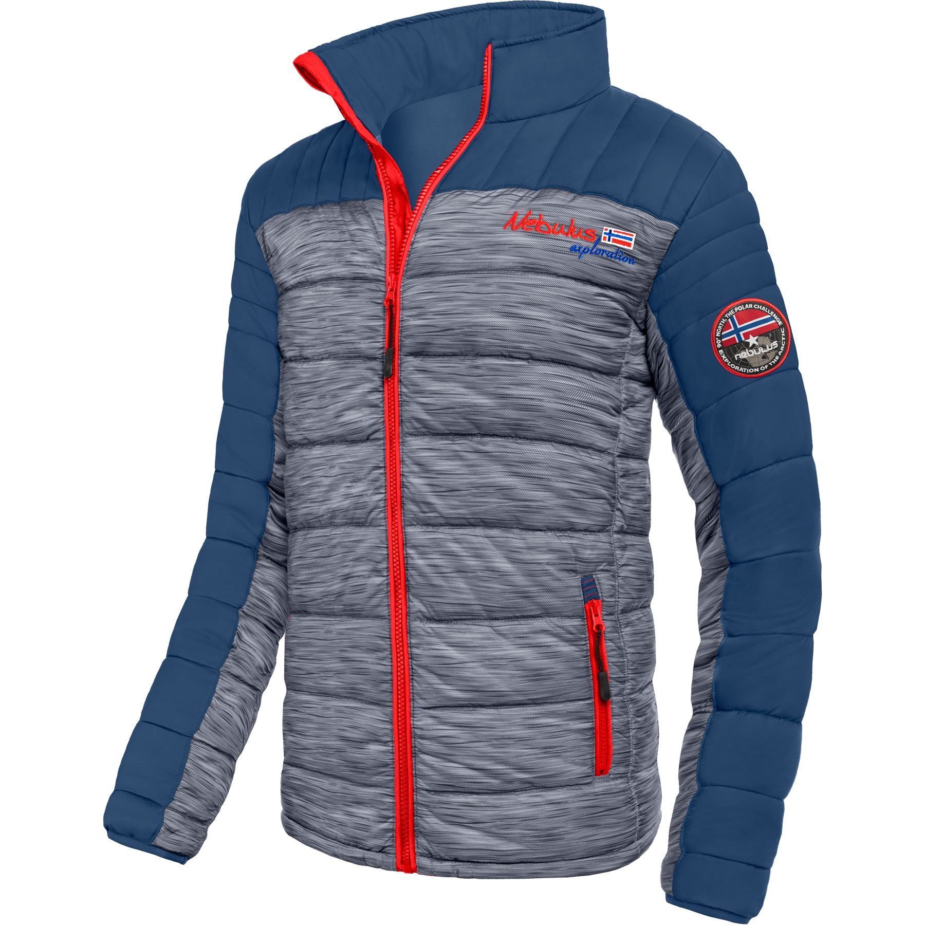 Nebulus Winterjacke EMOTION, P5894 - Herren, navy-rot, M