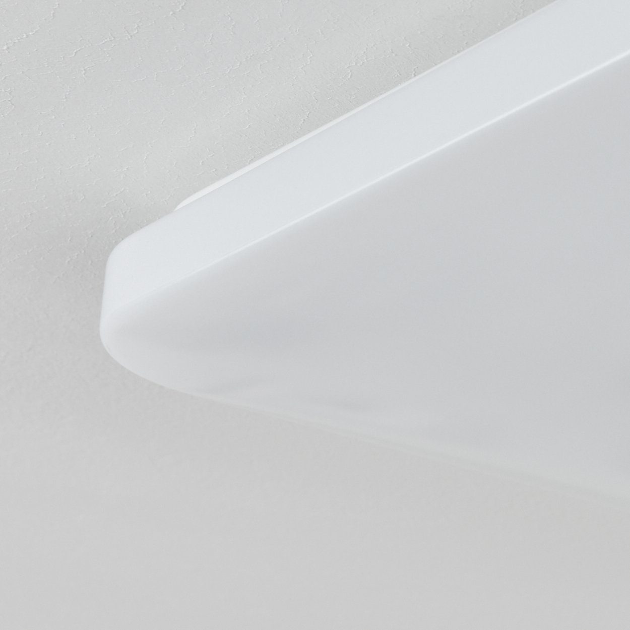 hofstein Deckenleuchte »Rapone« moderne Deckenlampe Kelvin, 3000 Weiß, oder schlichte Schlafzimmer, 3900 in Leuchte Lumen für LED aus Metall/Kunststoff Wohnzimmer
