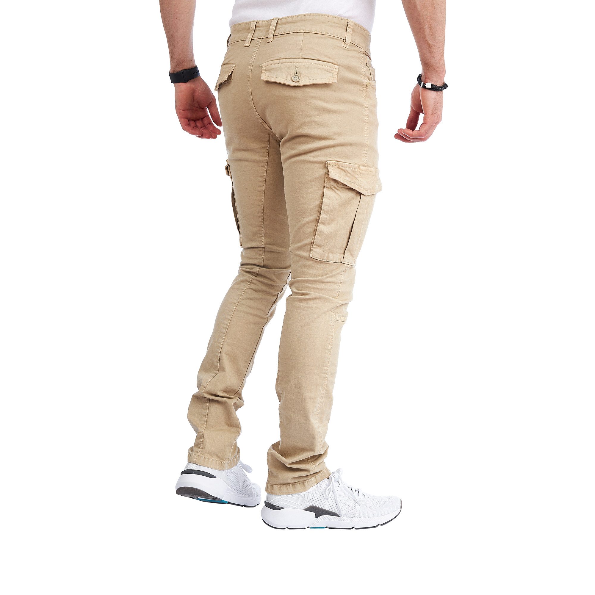 Styleko Chinohose Slim fit Cargohose Herren Cargohose männer Cargohose für Herren Jogger