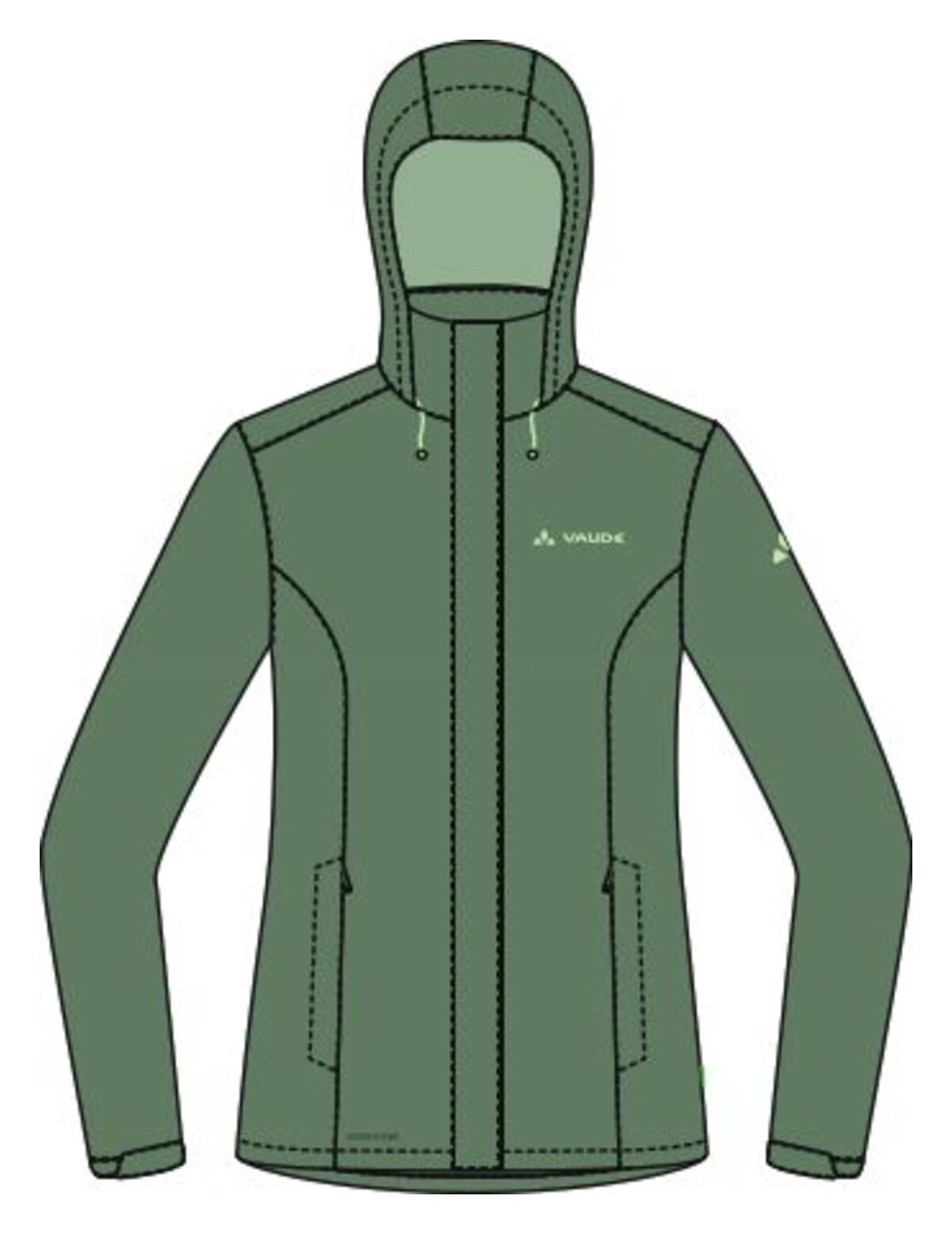 VAUDE Outdoorjacke Women's Escape Light Jacket leichte Funktionsjacke Wanderjacke