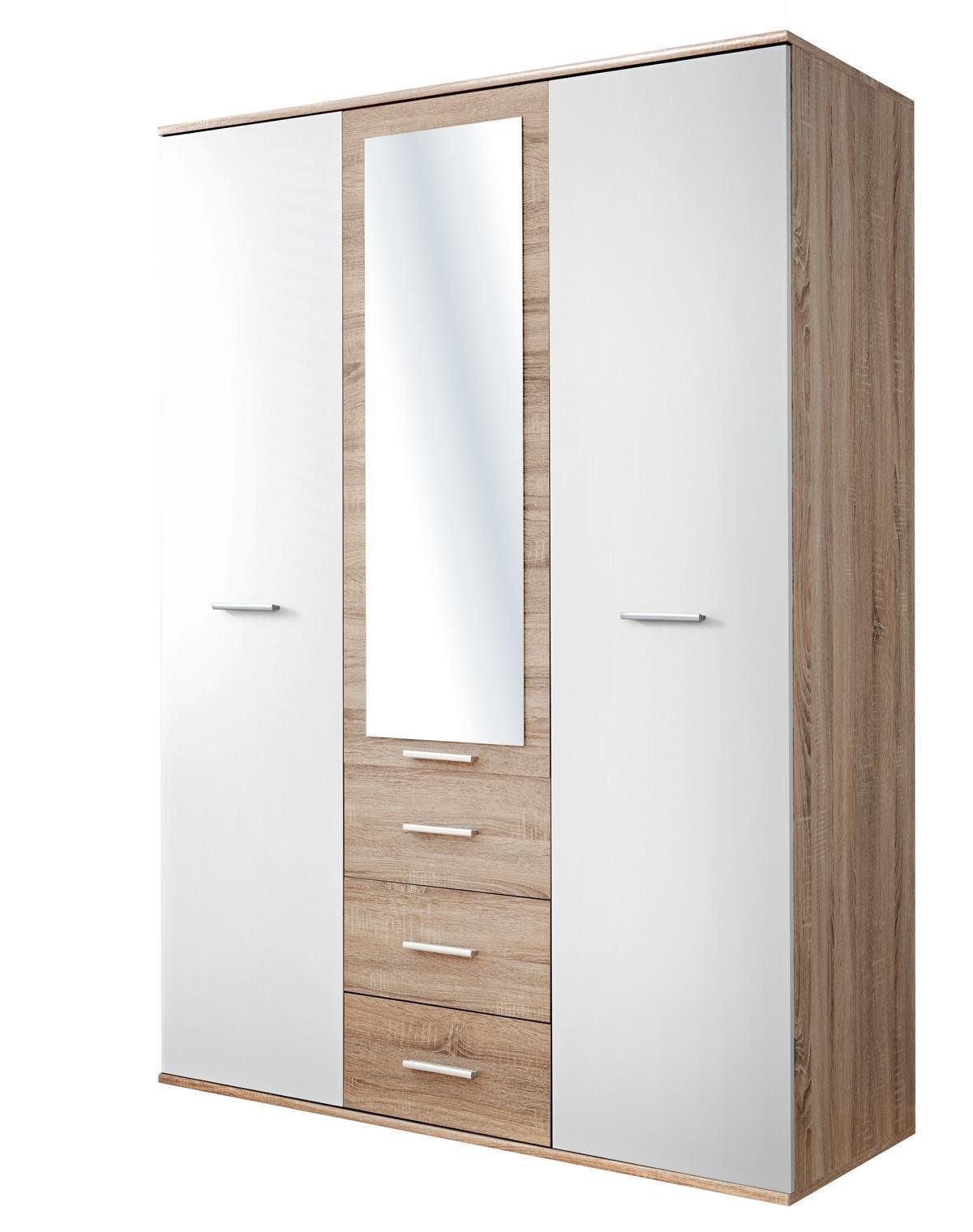 in JVmoebel Nachttisch (4-St., Einrichtung, Modern Kleiderschrank Bett Designer Bett/Kleiderschrank/Regal/Bücherregal), Set Made Jugendzimmer-Set Europa