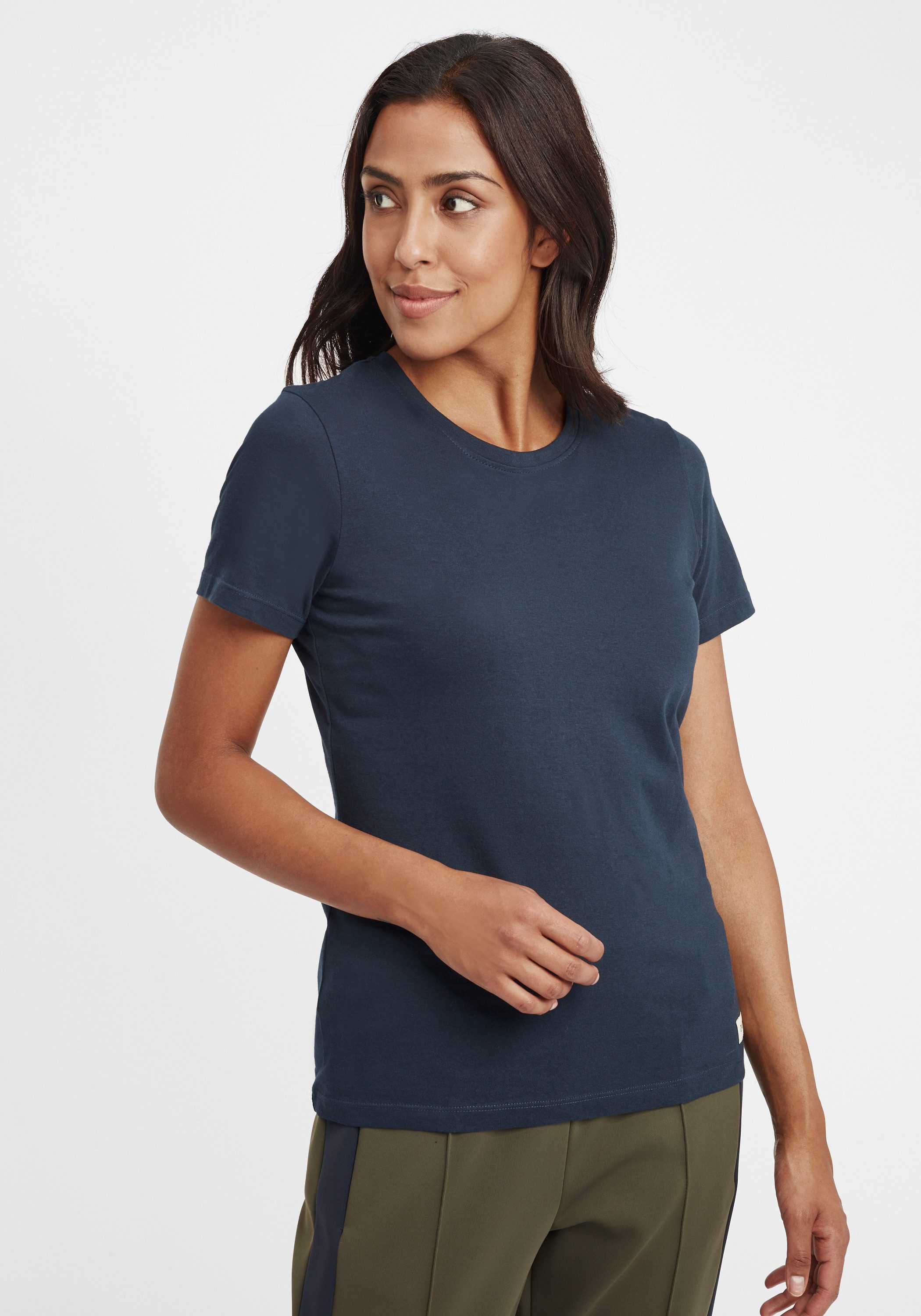 OXMO T-Shirt OXOtta Basic-T-Shirts im 3er Pack
