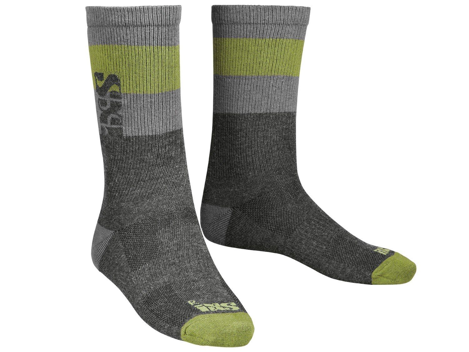IXS Thermosocken Ixs Double Socks 2 Pairs Kompressionssocken Green