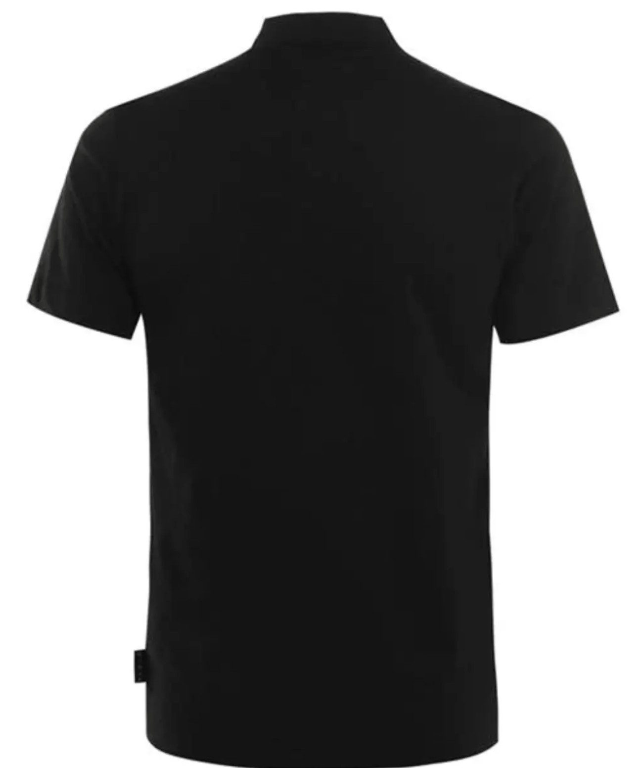 Philip Plein Poloshirt Polohemd mit Tape Streifen PP Hexagon Leder-Patch Sl günstig online kaufen