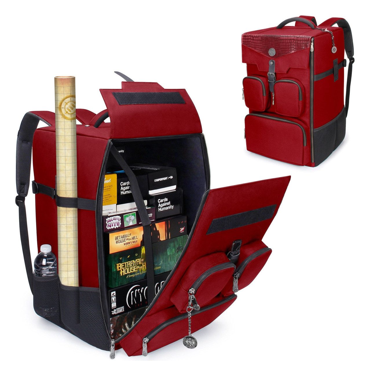 ENHANCE Rucksack Enhance Brettspiel Rucksack Collector's Edition Rot