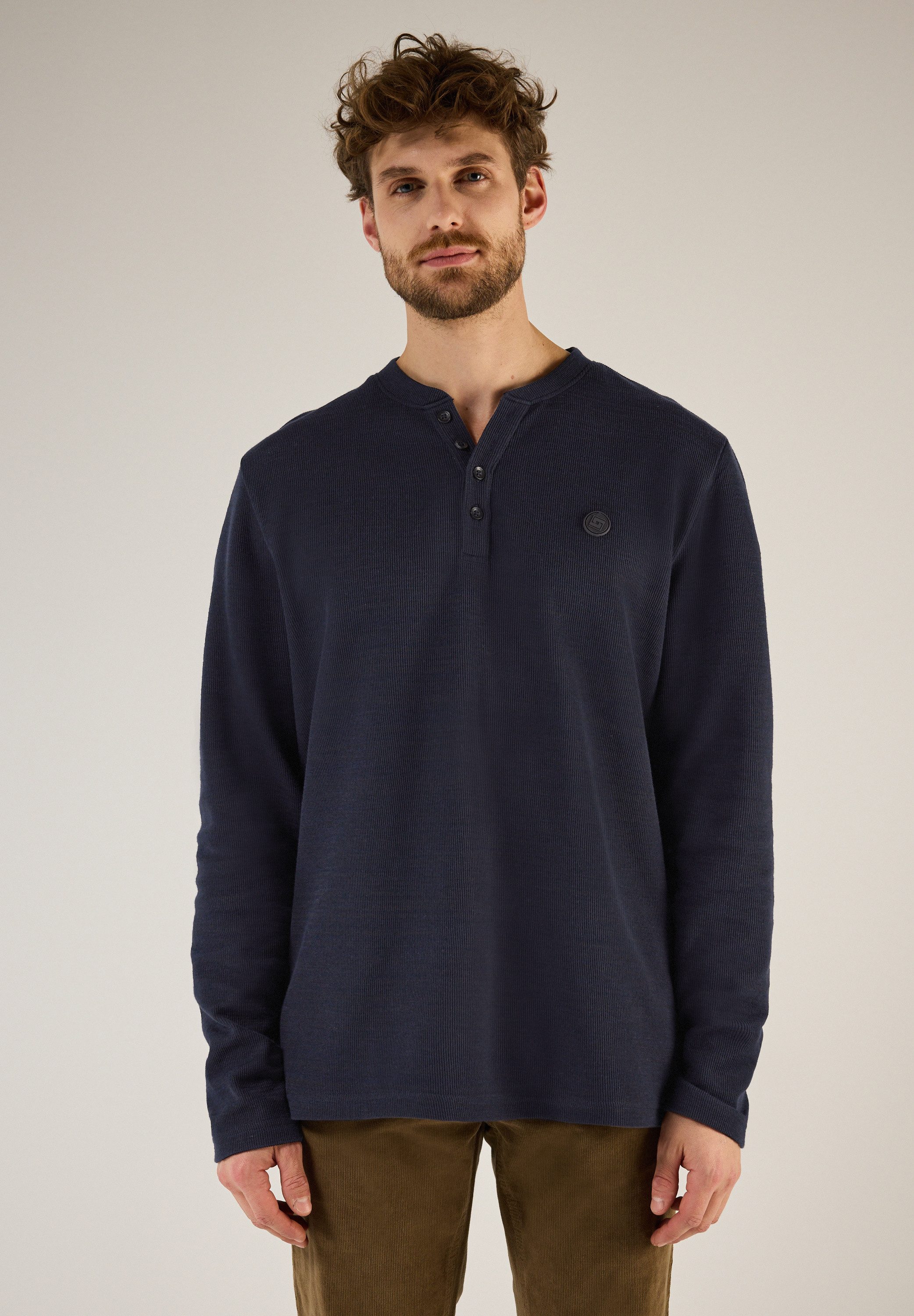 STREET ONE MEN Langarmshirt bestehend aus günstig online kaufen
