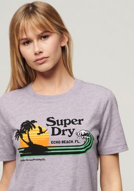 Superdry Print-Shirt OUTDOOR STRIPE RELAXED T SHIRT