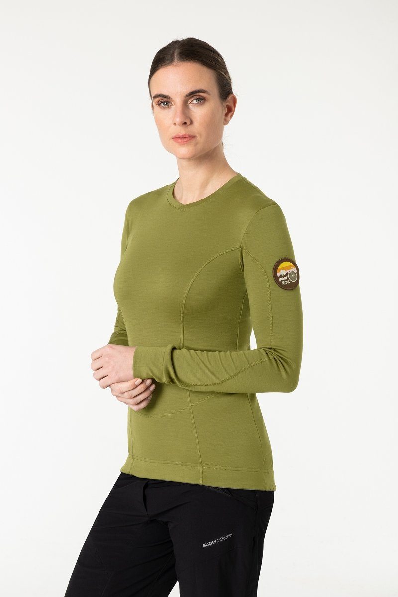 SUPER.NATURAL Radtrikot Merino Fahrradtrikot W GRAVA günstig online kaufen