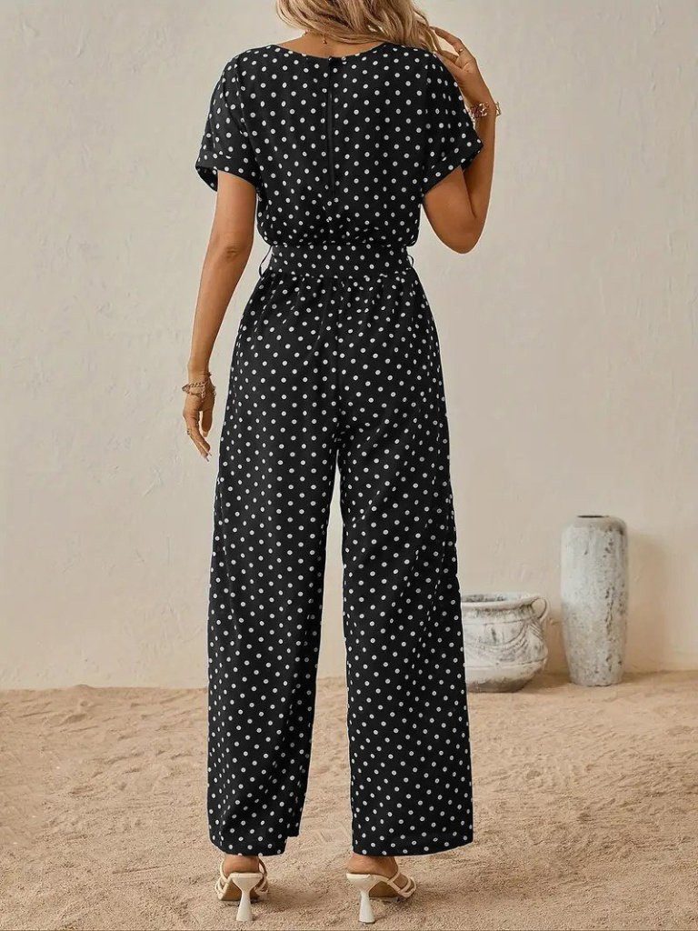 Moda Yakamoz Jumpsuit JANE'S Damen Kurzarm günstig online kaufen