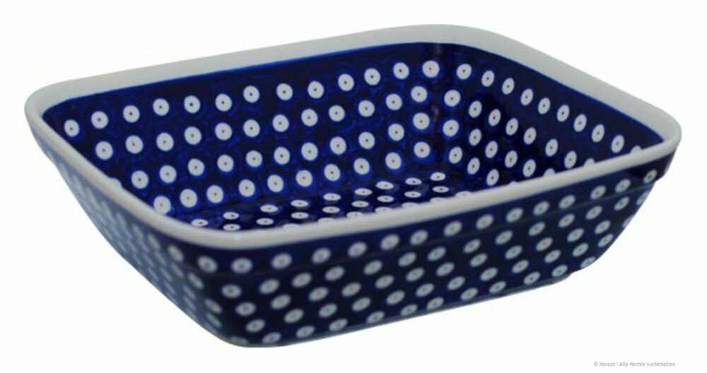 Bunzlauer Keramik Auflaufform Bunzlauer Keramik 2 Liter Auflaufform Backform 25x20,8x7cm Dekor 42, Keramik