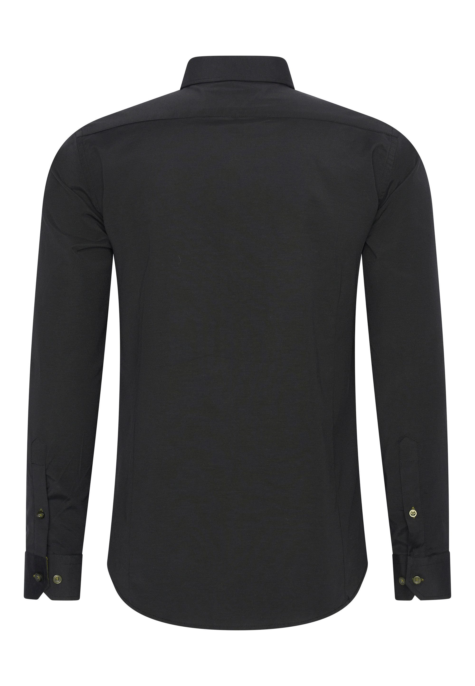 Rusty Neal Langarmhemd mit Krawatte