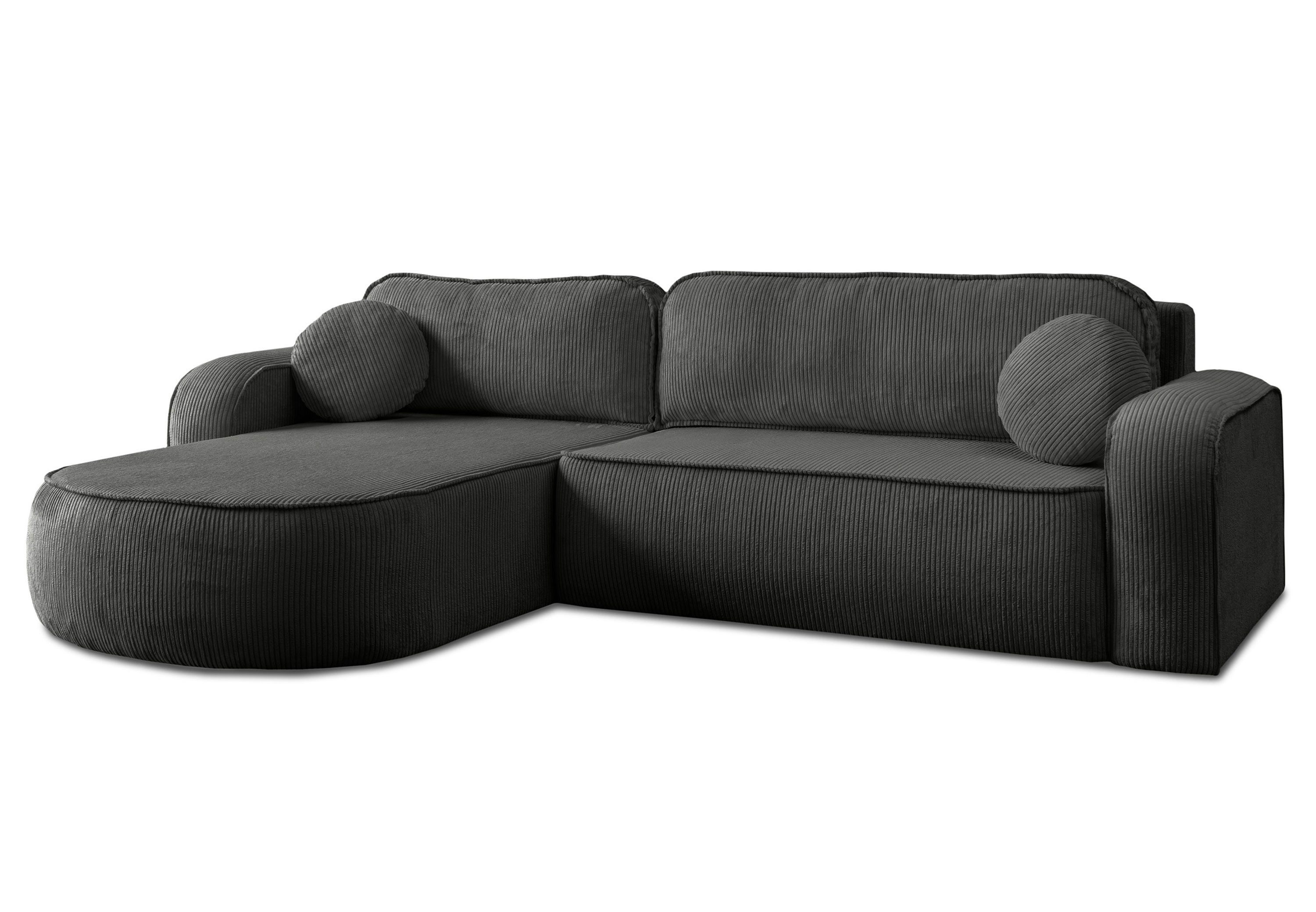Lookway Ecksofa VENUS mit Schlaffunktion und Bettkasten, mit Bettfunktion und Bettkasten