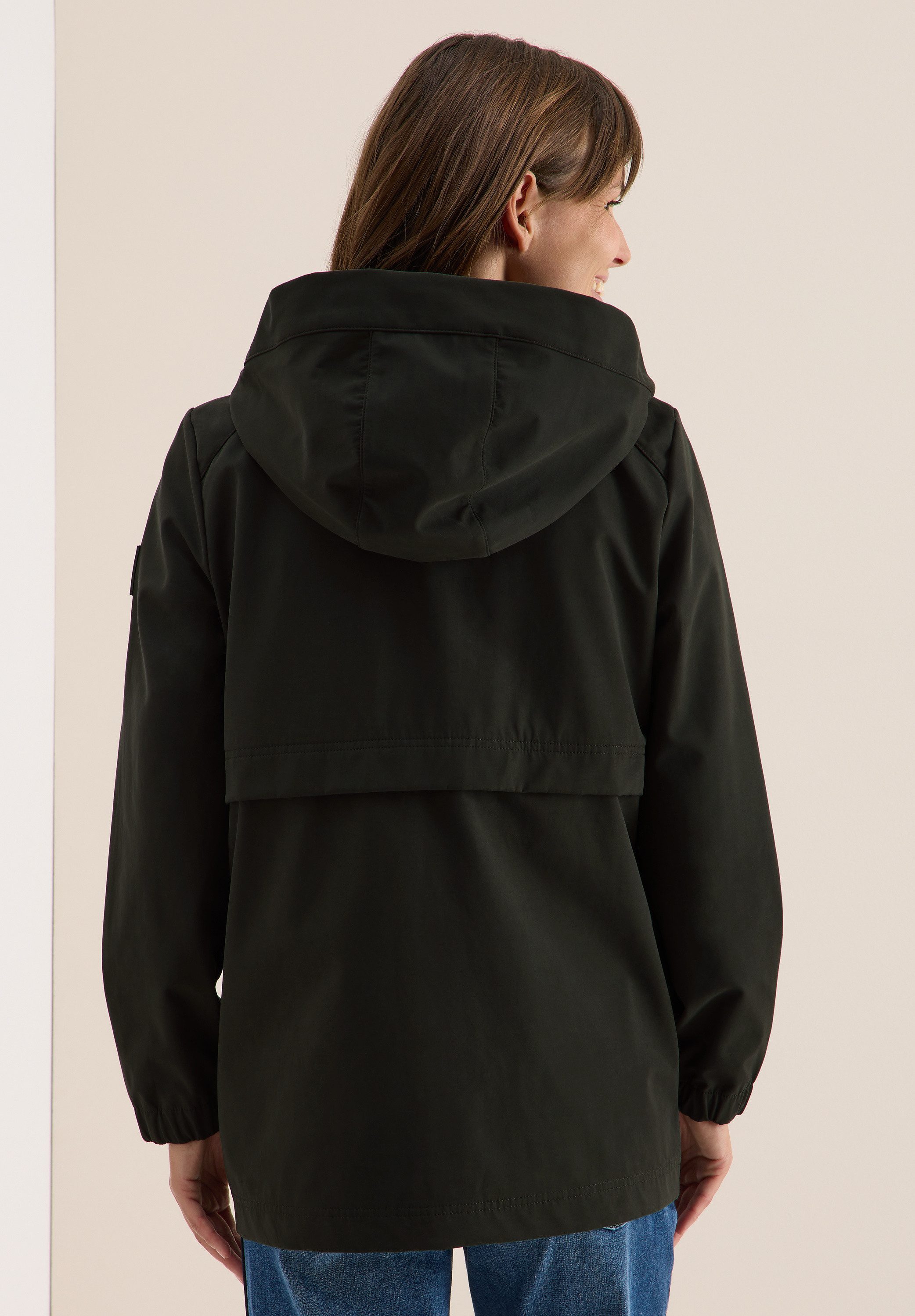 CECIL Outdoorjacke mit Kapuze mit Tunnelzugband günstig online kaufen