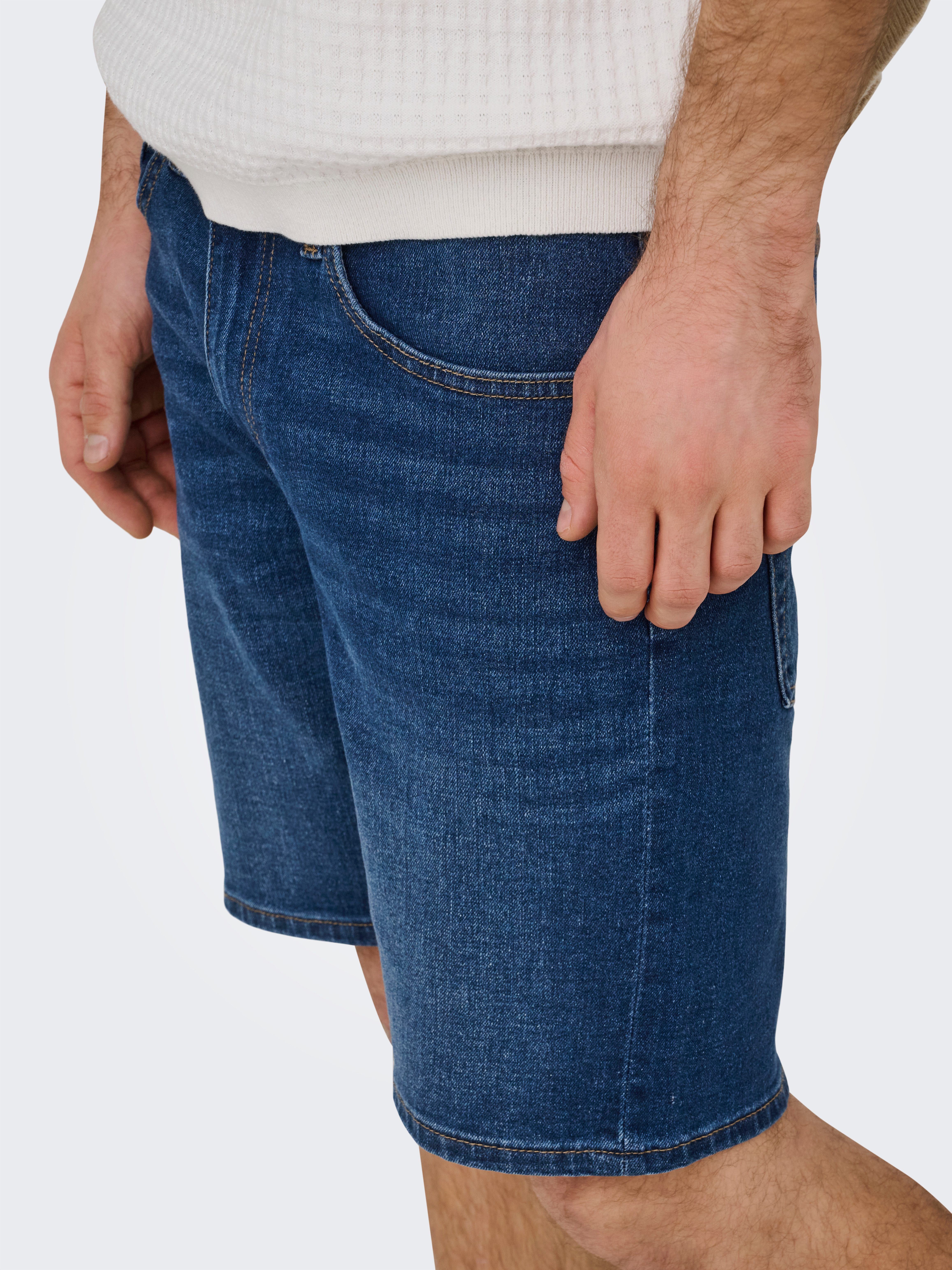 ONLY & SONS Shorts ONSWEFT BOX PIM DNM SHORTS VD