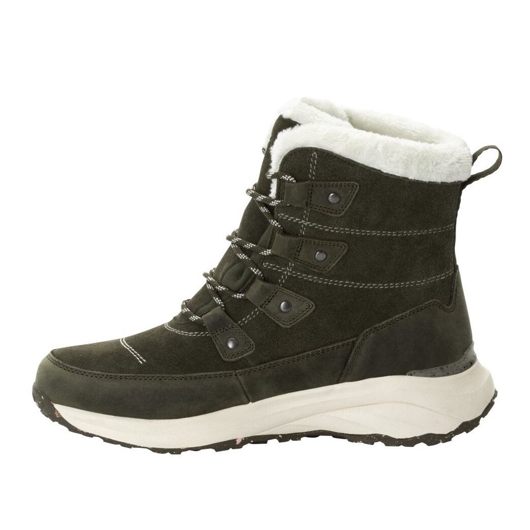 Jack Wolfskin Dromoventure Texapore High (Texawarm-Isolierung, wasserdicht) mossgrün Winterstiefel