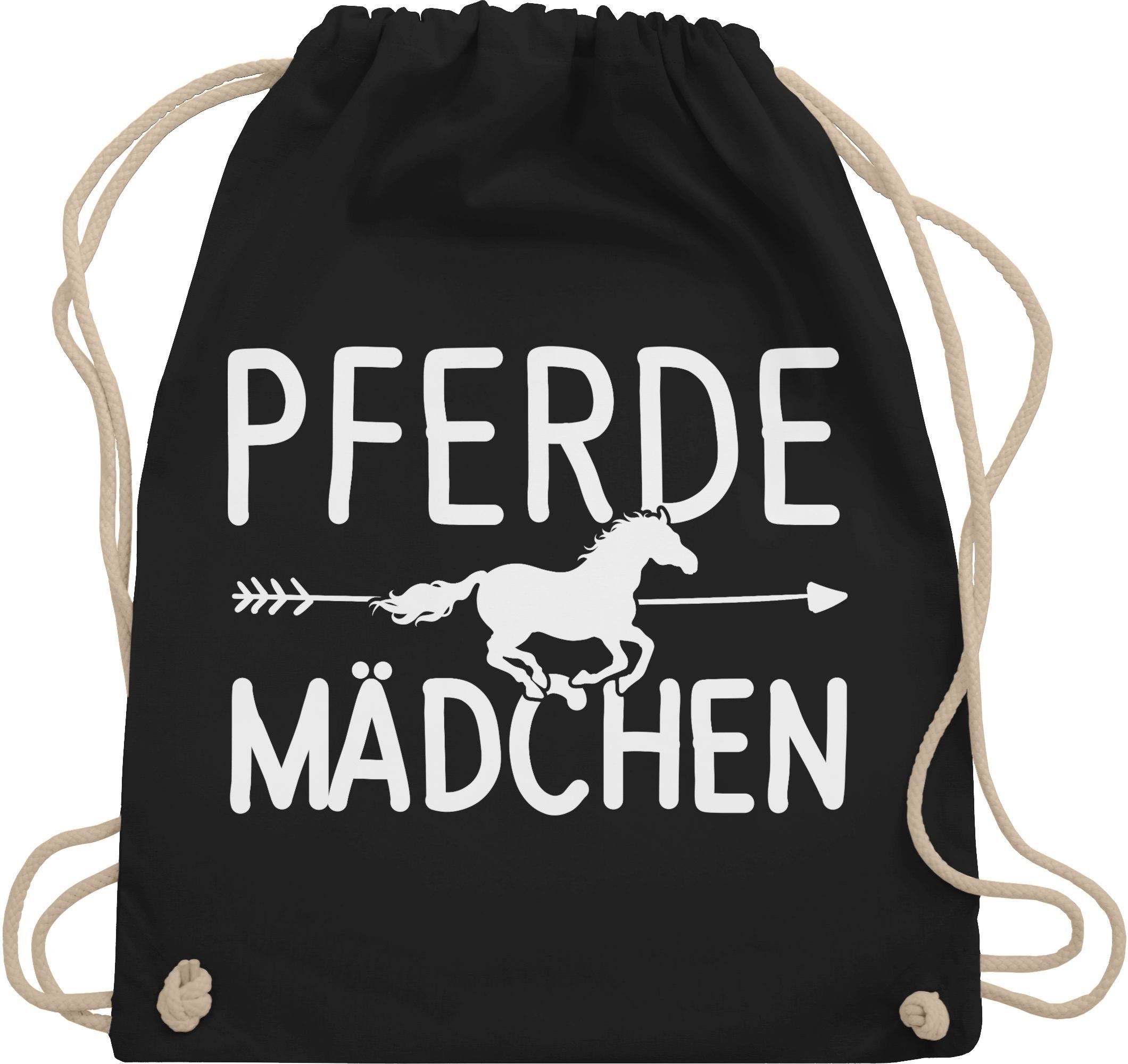 Shirtracer Turnbeutel Pferde Mädchen - Pferdemädchen, Pferd