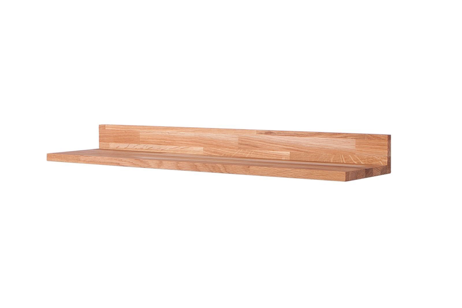 Gravidus Wandregal L - Wandboard / Wandregal KALLE 80 cm; Eiche FSC 100%