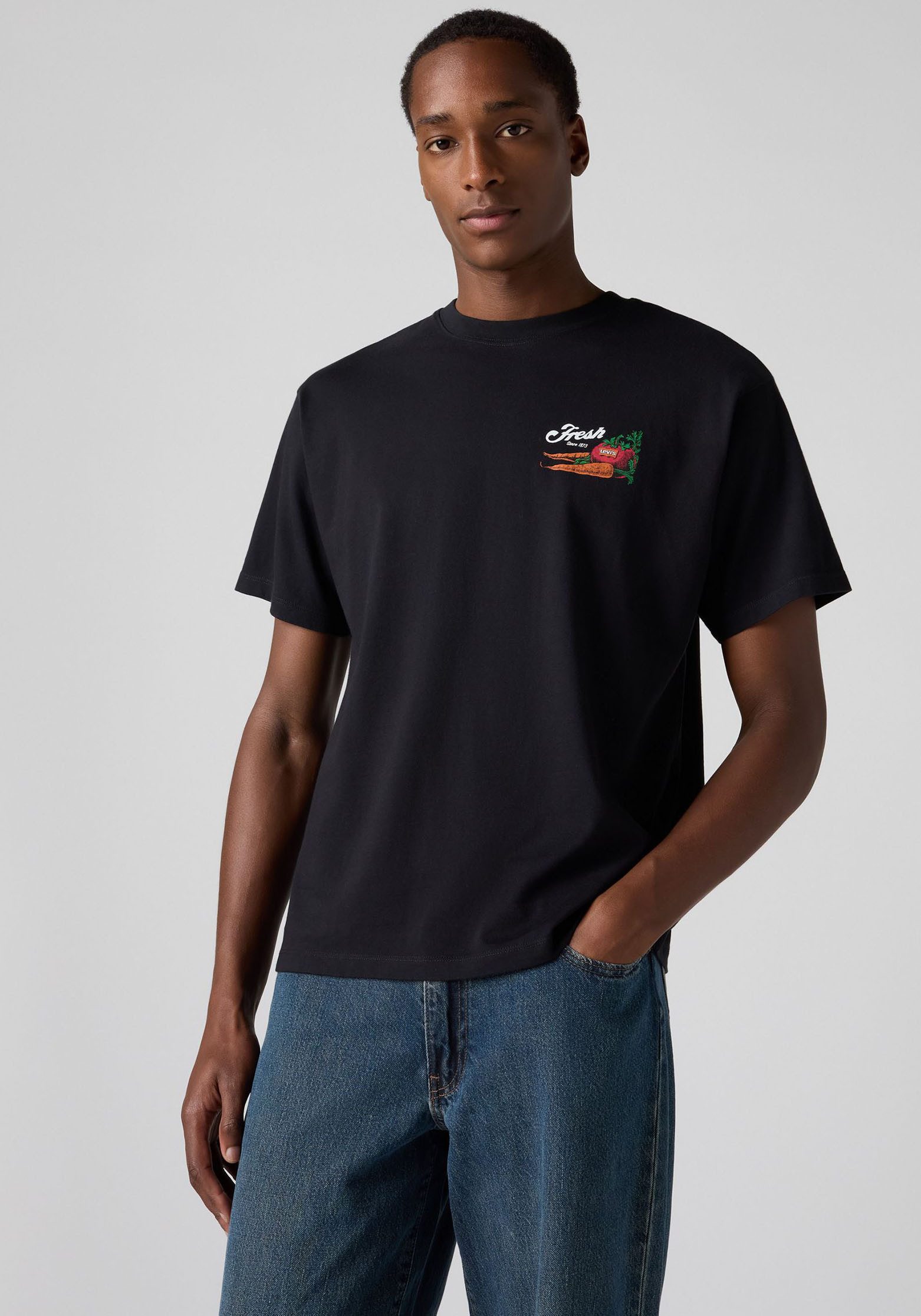 Levi's® T-Shirt SEVINTAGE mit Logo-Aufnäher auf günstig online kaufen