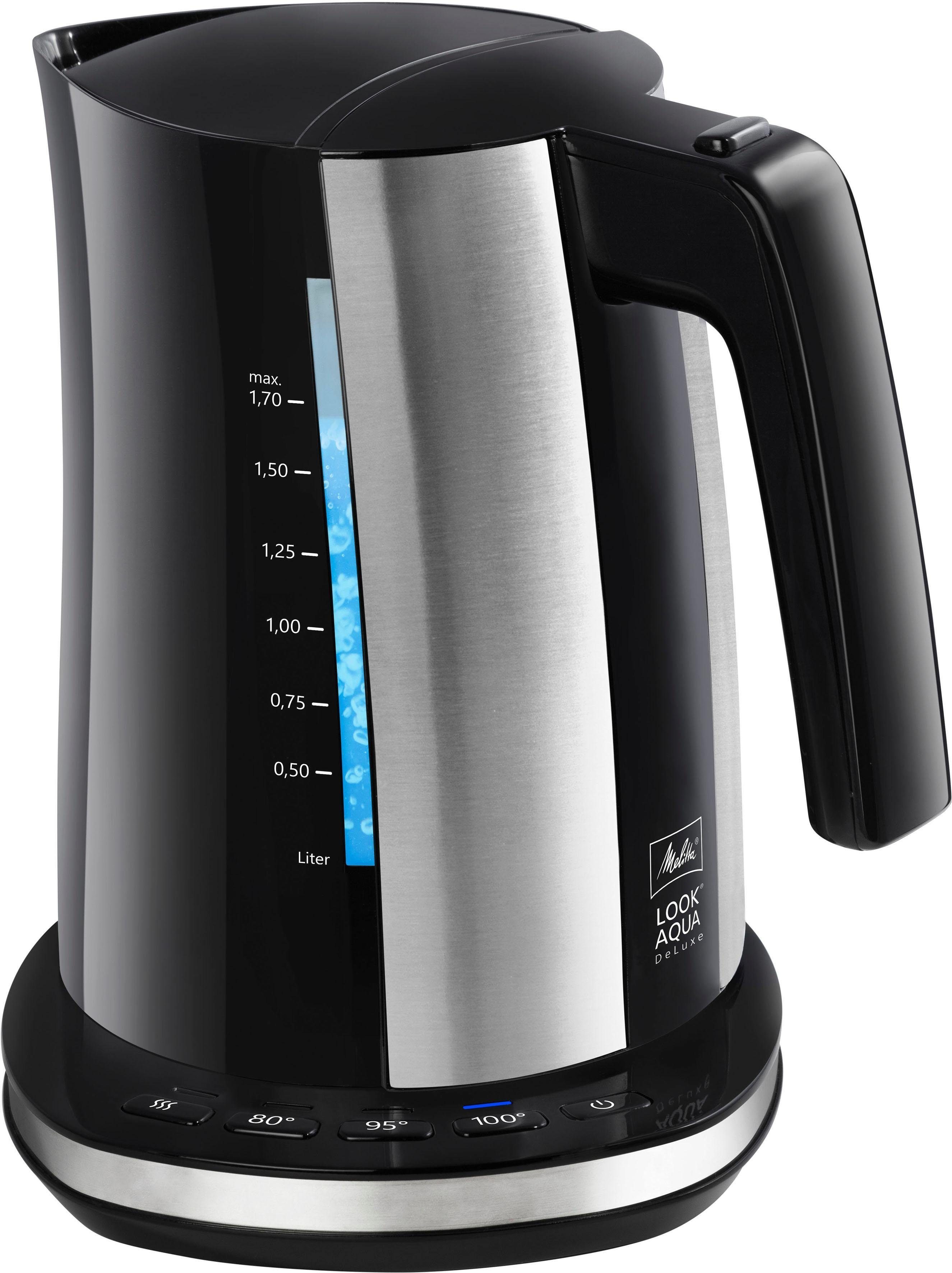 Melitta Wasserkocher Look Aqua Deluxe 1026-04, 1,7 l, 2400 W