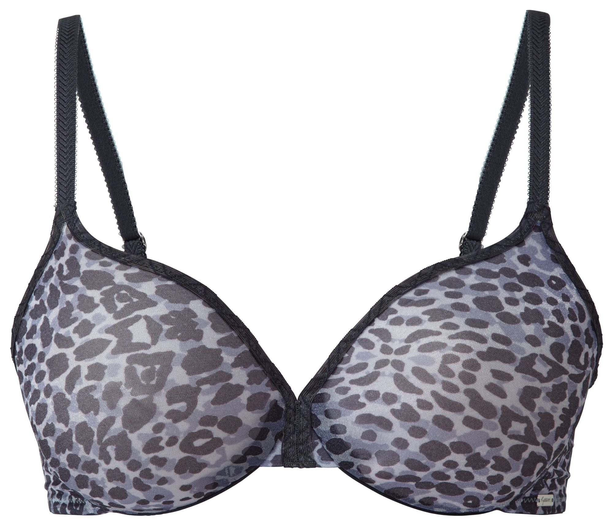 Gossard Gemoldeter BH Glossies Leopard Moulded BH Monochrome Print 70 D (Full Cup BH, 1-tlg., 65; 70; 75; 80; 85)