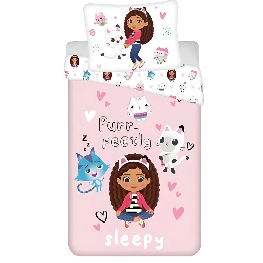 AY!Max Bettwäsche Gabbys Dollhouse Kinder Bettwäsche 2tlg. Set, Polycotton, günstig online kaufen