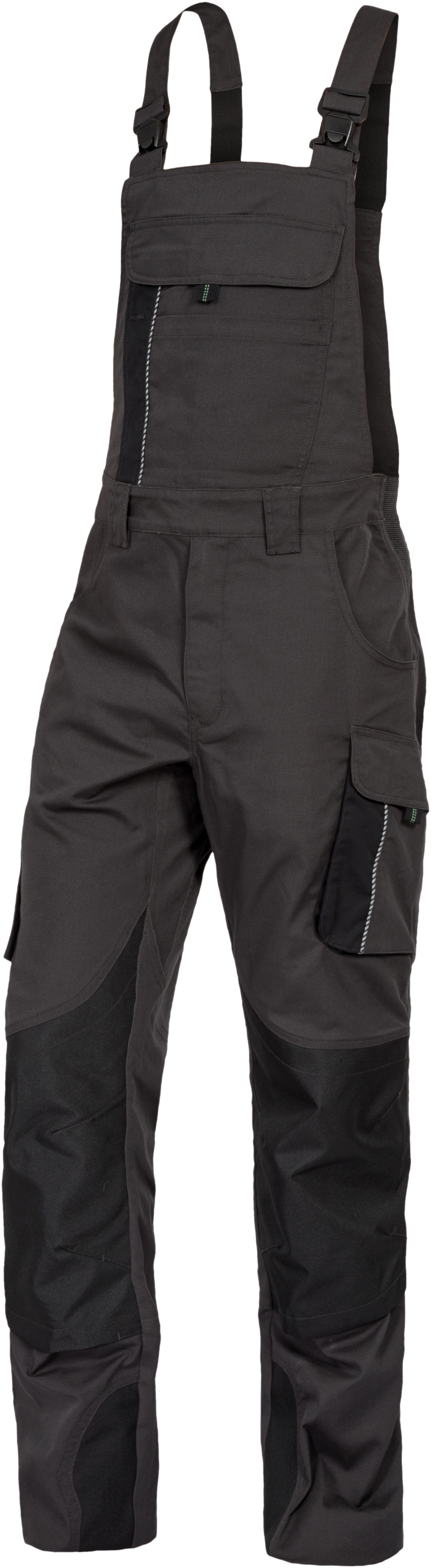 Leibwächter Arbeitslatzhose Herren Latzhose Dynamic-Line Stretch Arbeitshose Arbeitskleidung atmungsaktiver Stretchstoff mit Elasthan auch Übergröße