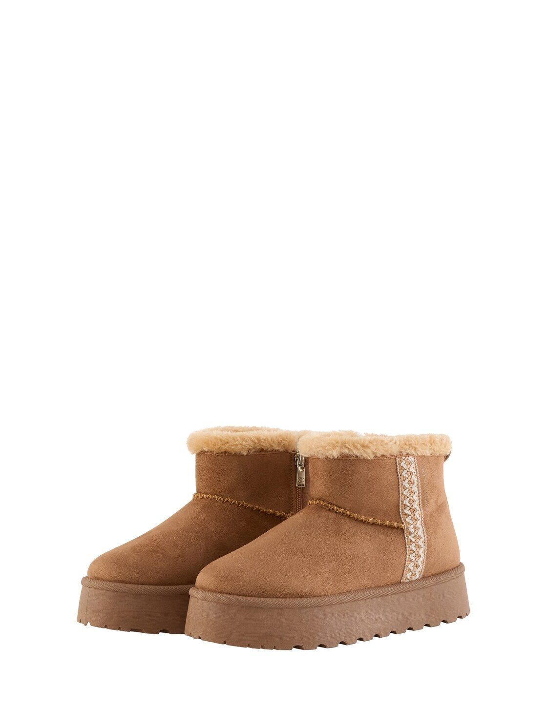 TOM TAILOR Gefütterte Schneestiefeletten mit Plateau-Sohle günstig online kaufen