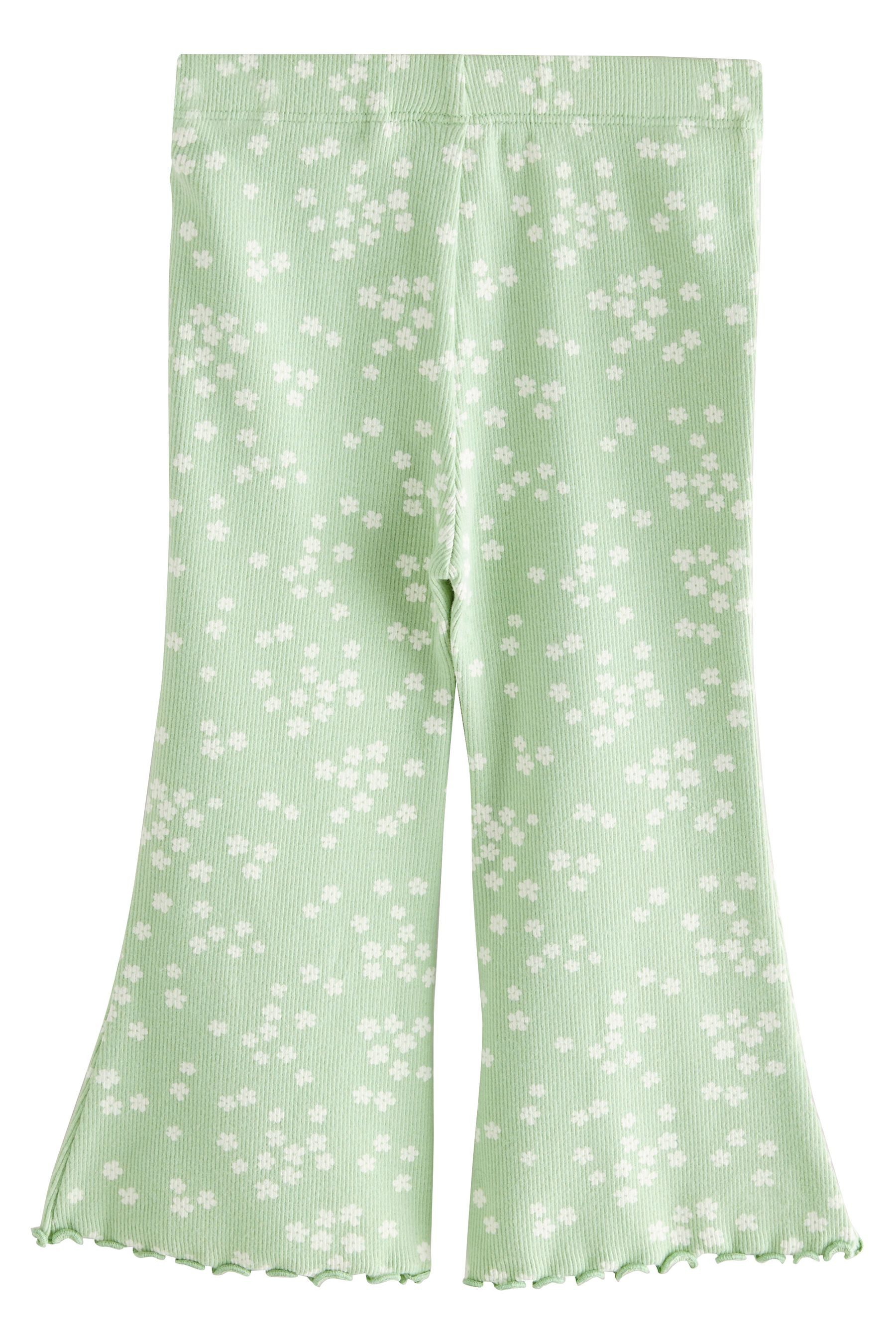 Next Leggings Gerippte Leggings mit ausgestelltem günstig online kaufen