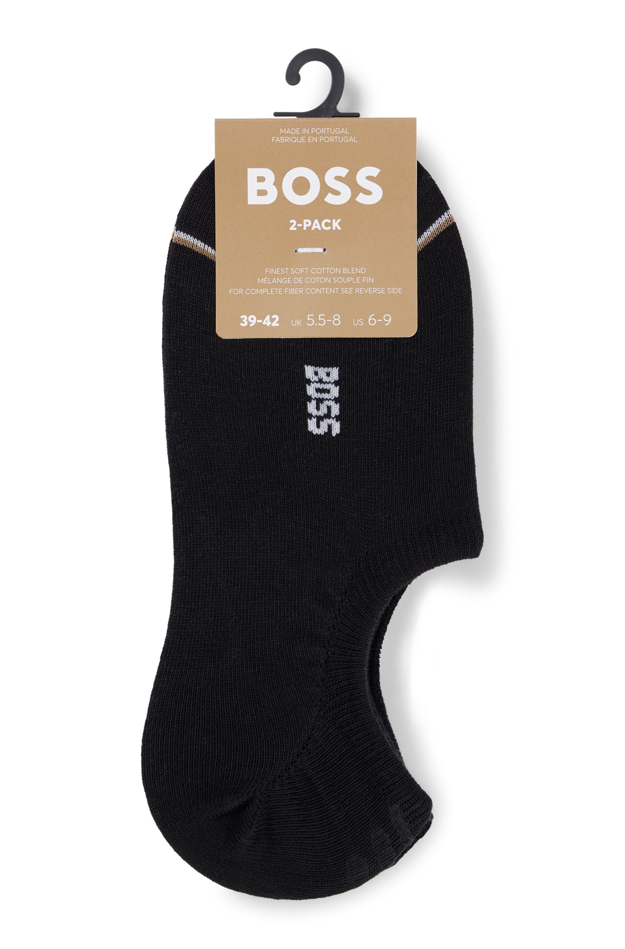 BOSS Businesssocken 2P LC Iconic CC W (Packung, 2-Paar, 2er Pack) mit BOSS Stickerei