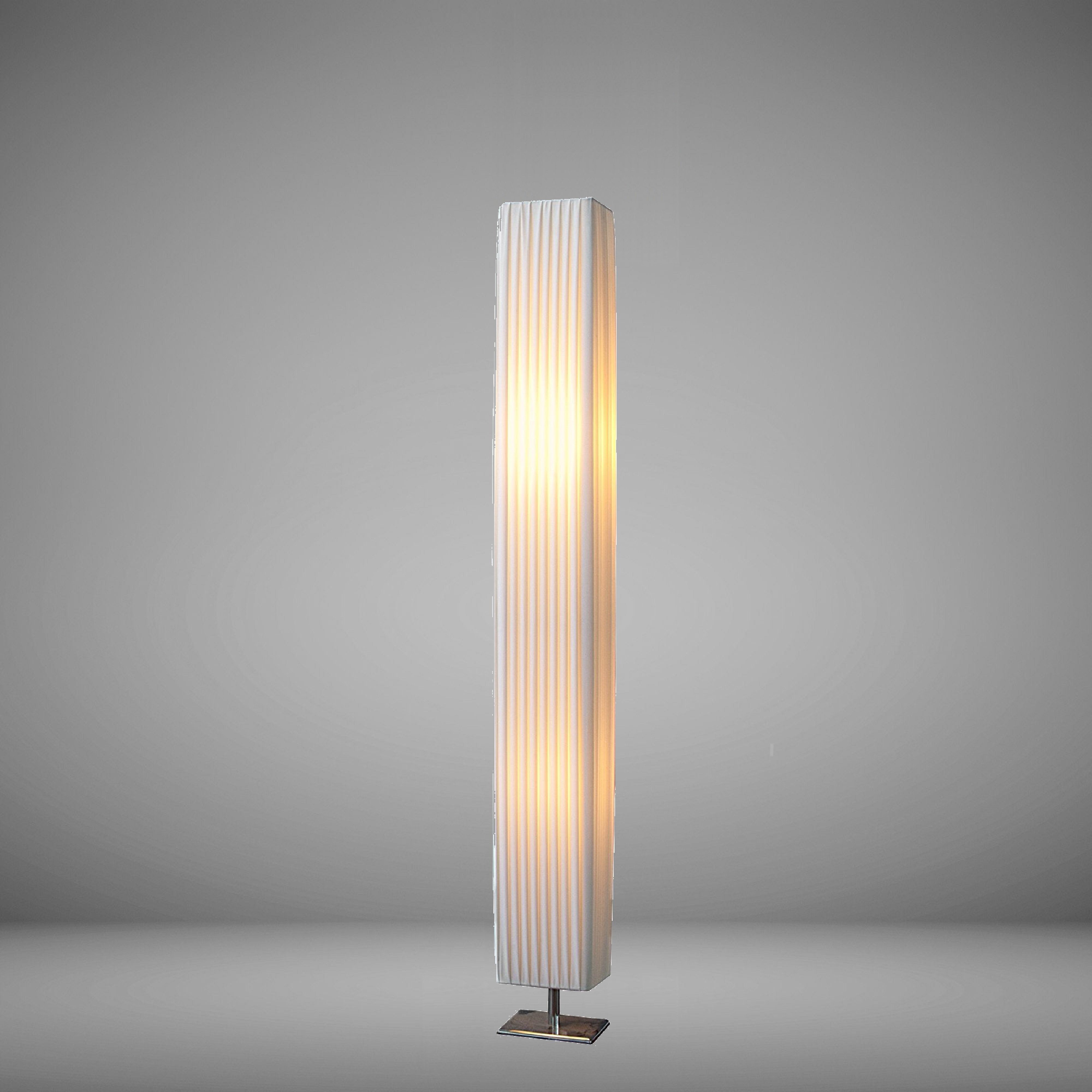 TRANGO LED Stehlampe, 120SL Design Plissee günstig online kaufen