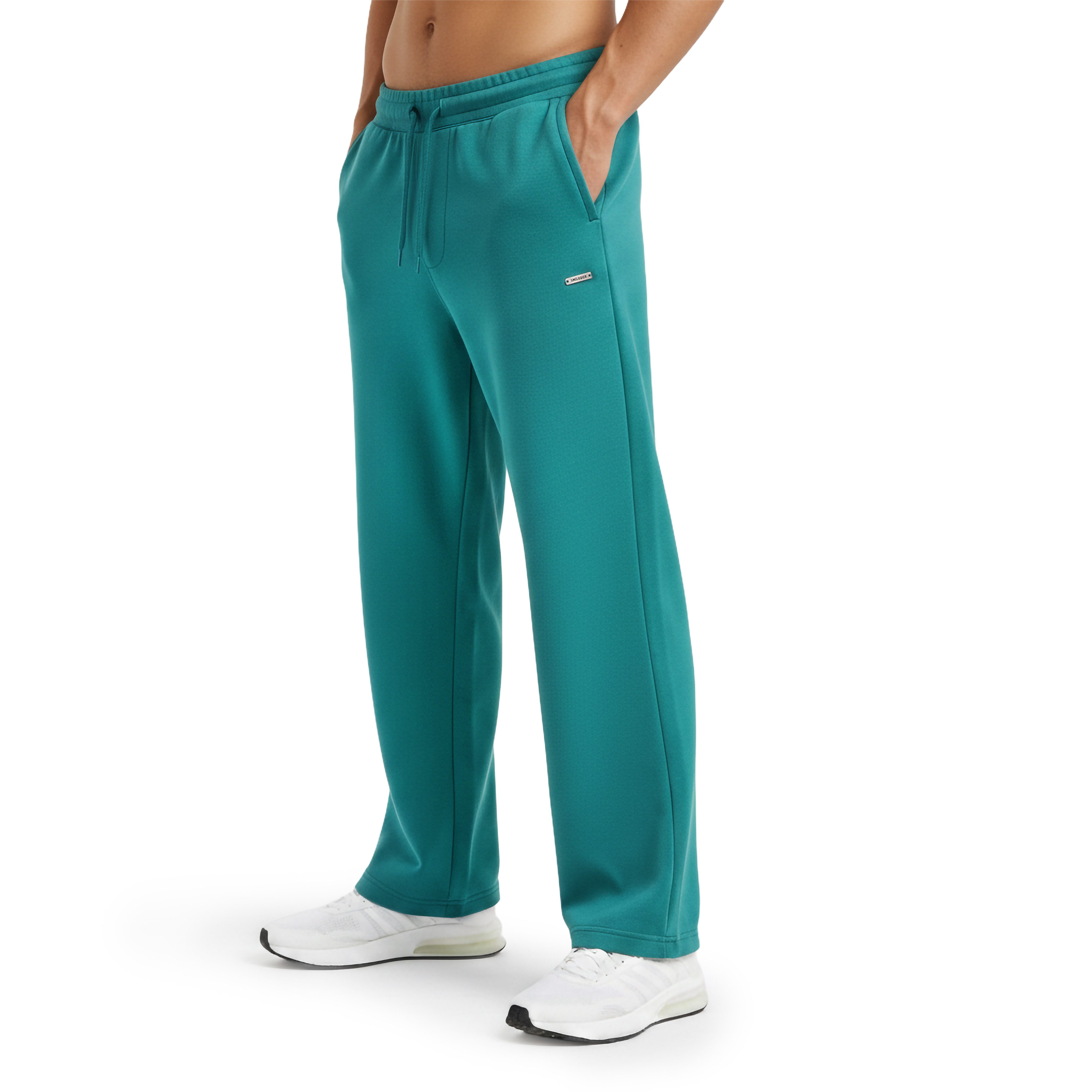 Smilodox Jogginghose Brayan Oversize, Bequeme Sweathose mit Kordelzug & Taschen, lässig lockere Passform Breites Bein Freizeithose Sport Streetstyle Alltag