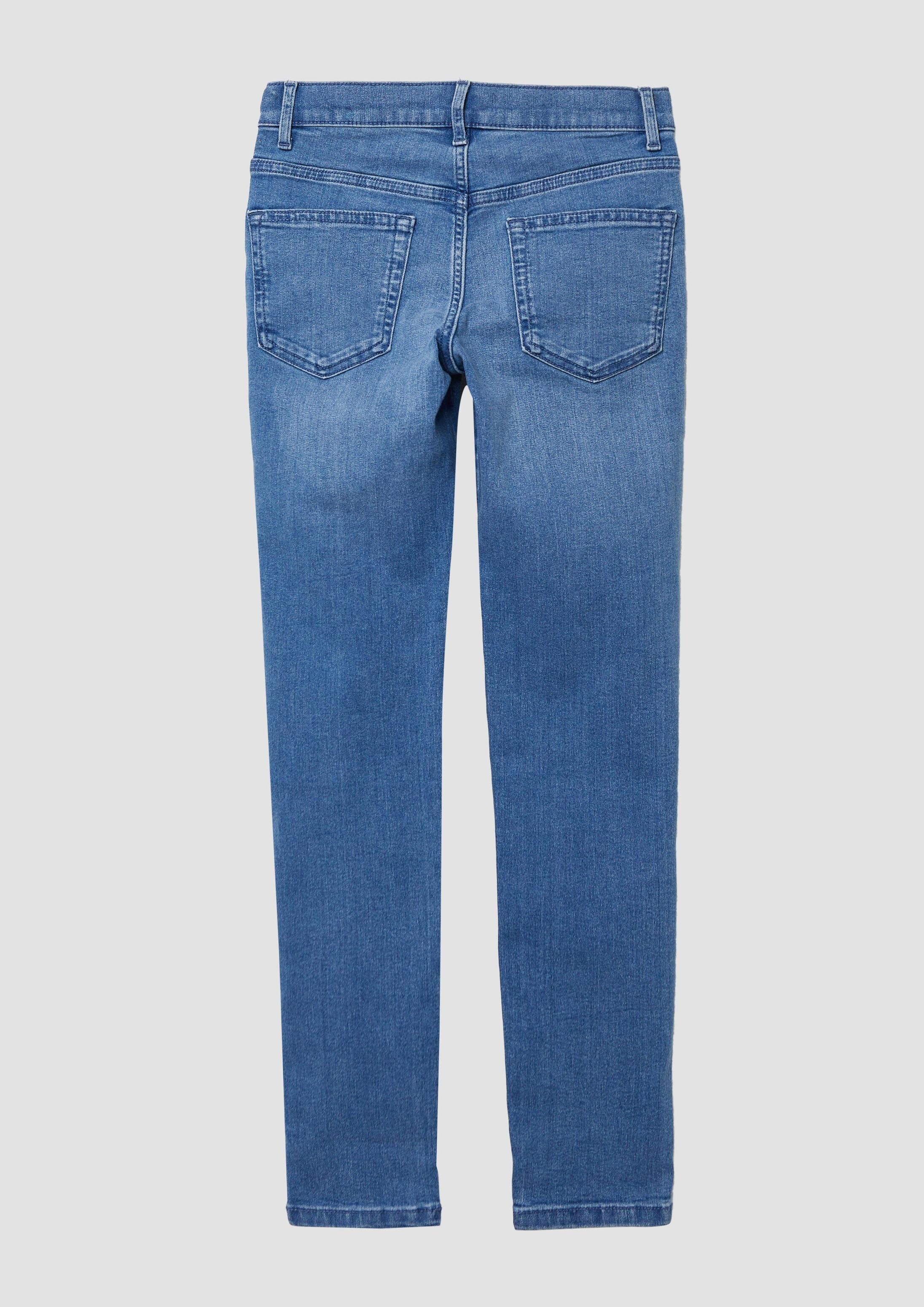 s.Oliver Slim-fit-Jeans Jeans-Hose SURI Jeans Suri / Regular Fit / Mid Rise / Slim Leg