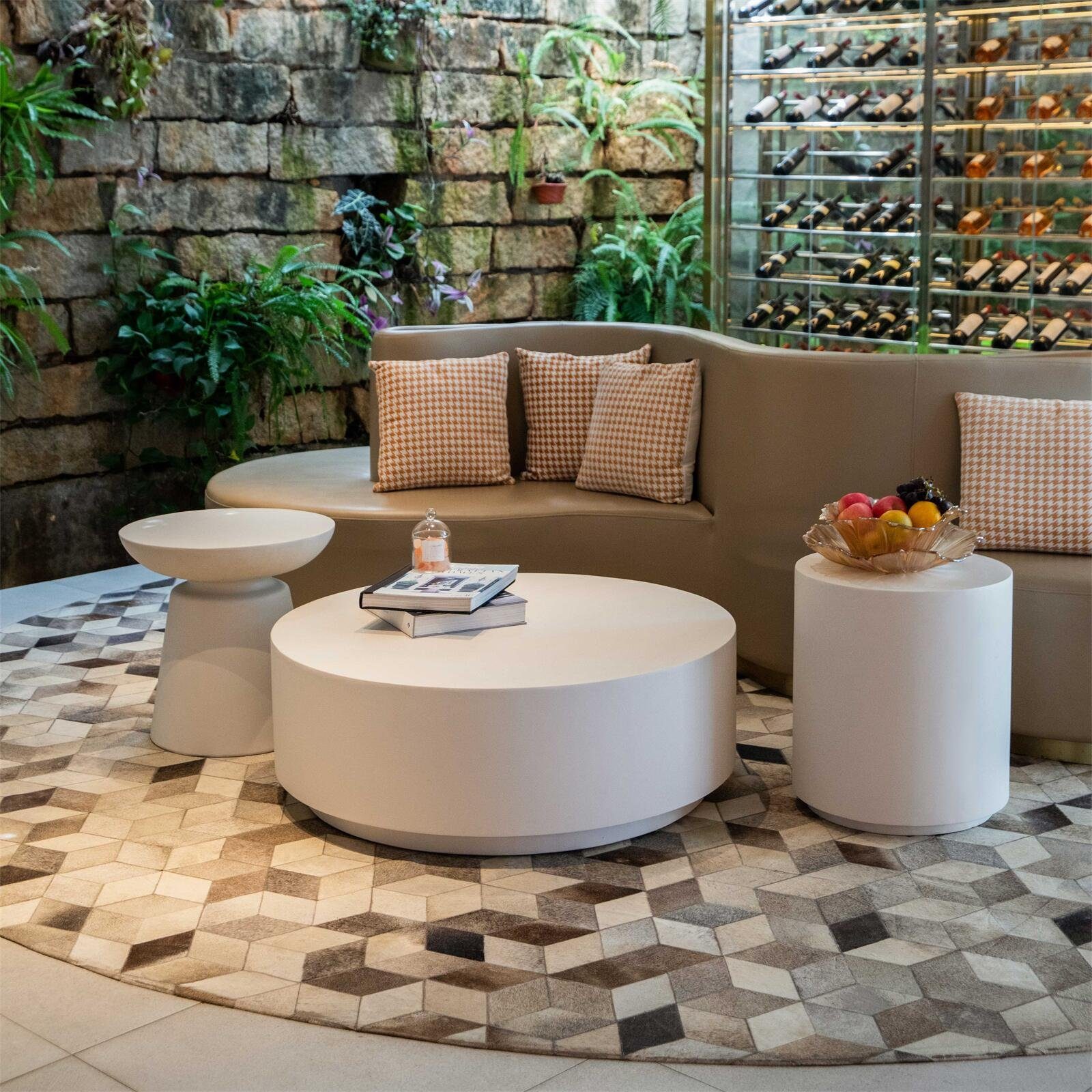 ELEMENTI Couchtisch ROME Betontisch rund, Gartentisch, günstig online kaufen