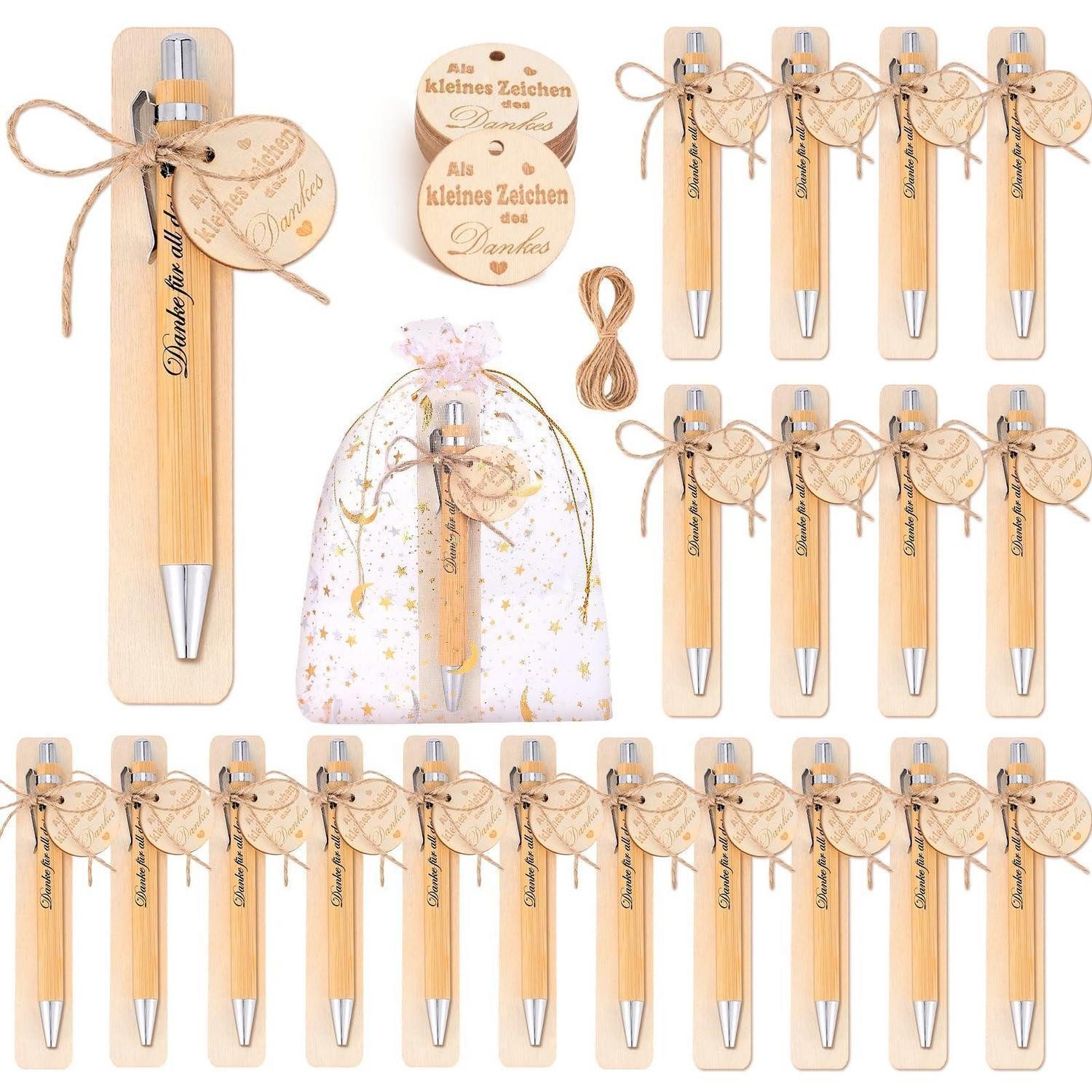 LuxusKollektion Kugelschreiber 22er Dankeschön-Kugelschreiber Set personalisiert