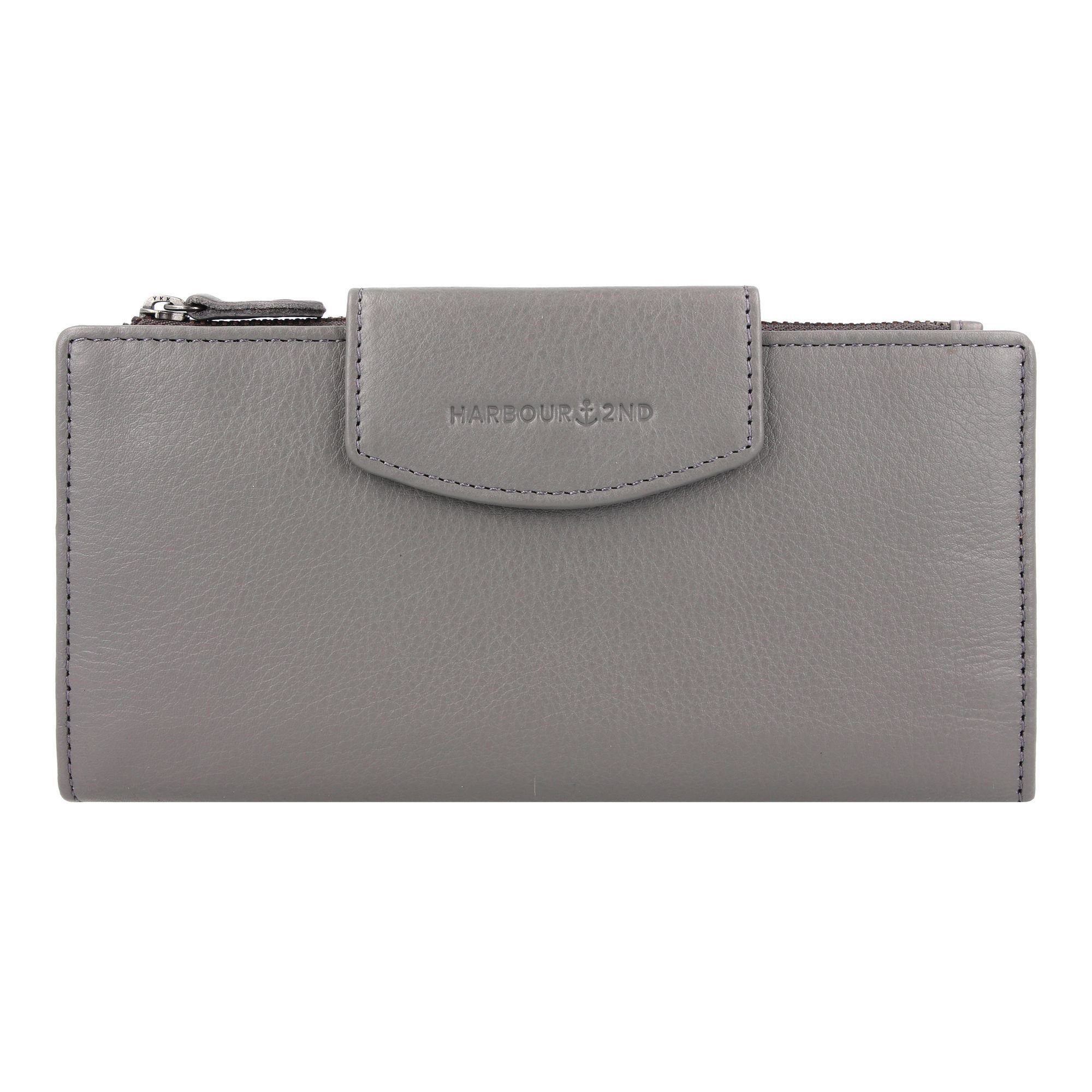 HARBOUR 2nd Geldbörse Just Pure, Leder dolphin grey