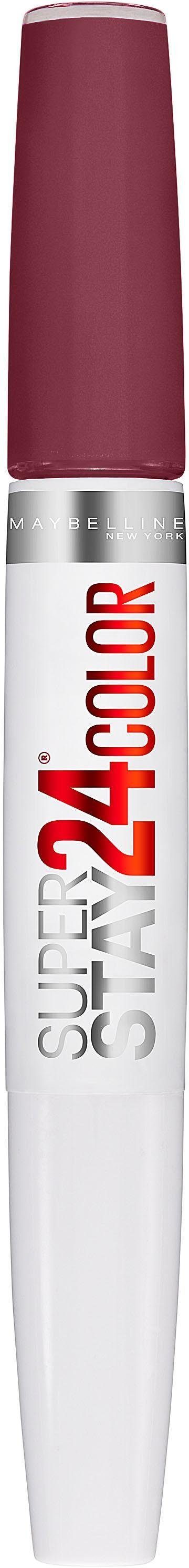 MAYBELLINE NEW YORK Lippenstift SUPER STAY 24H LIPPENSTIFT, für perfekten Halt – bis zu 24H lang