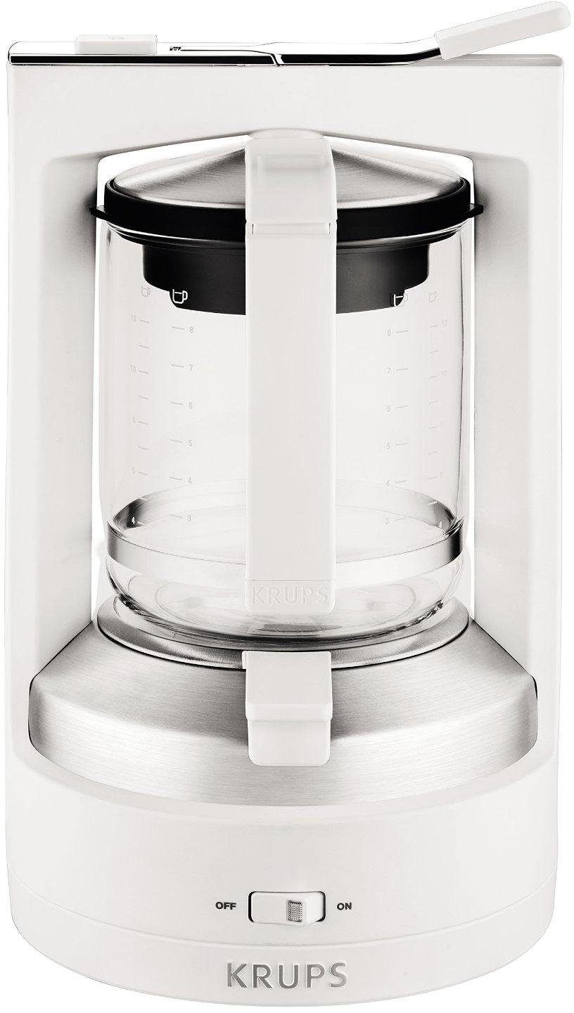 Krups Filterkaffeemaschine KM4682 T 8.2, 1l Kaffeekanne, Permanentfilter, mit Druckbrühsystem