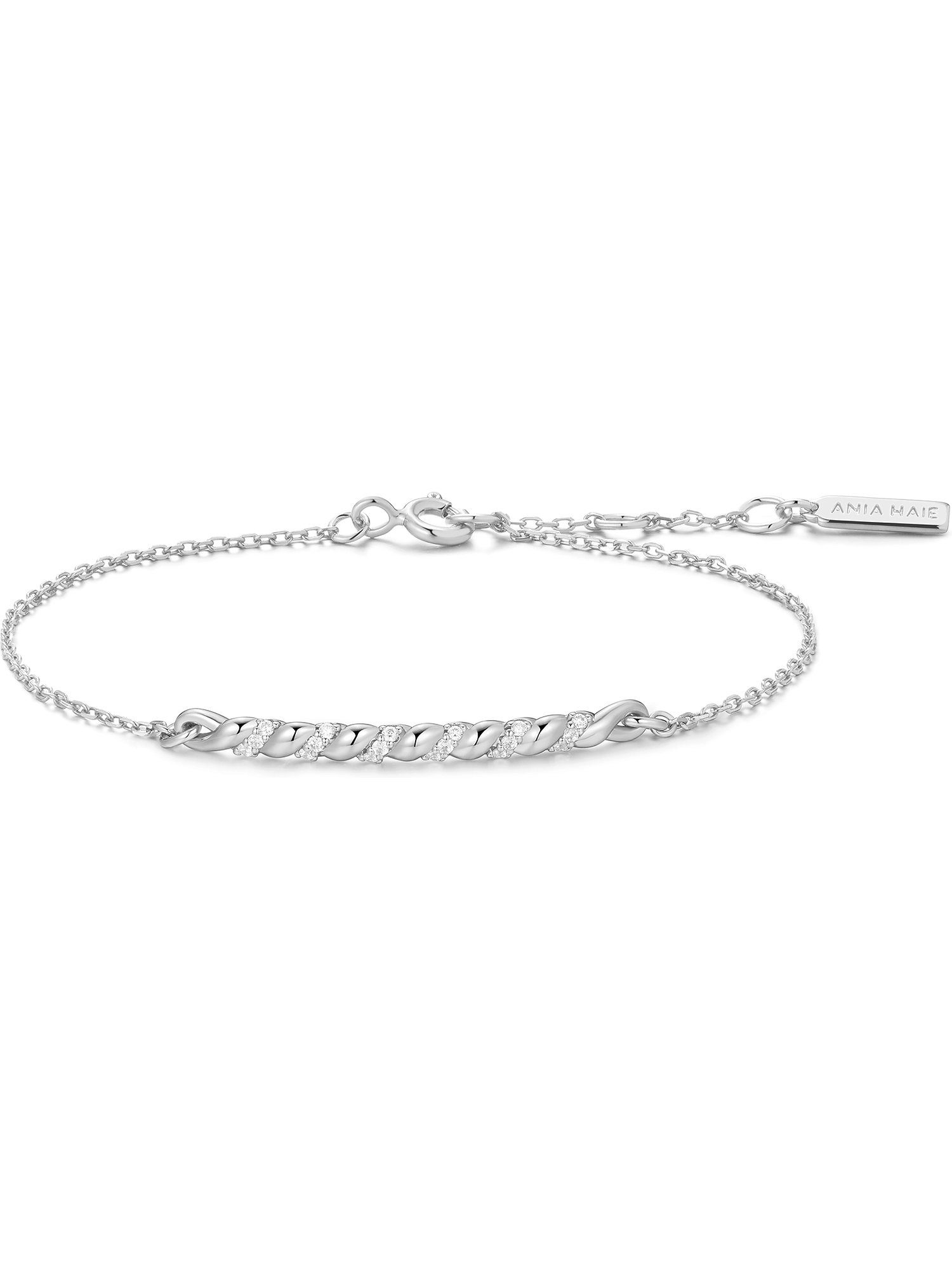 Ania Haie Armband Ania Haie Damen-Armband 925er Silber 18 Zirkonia