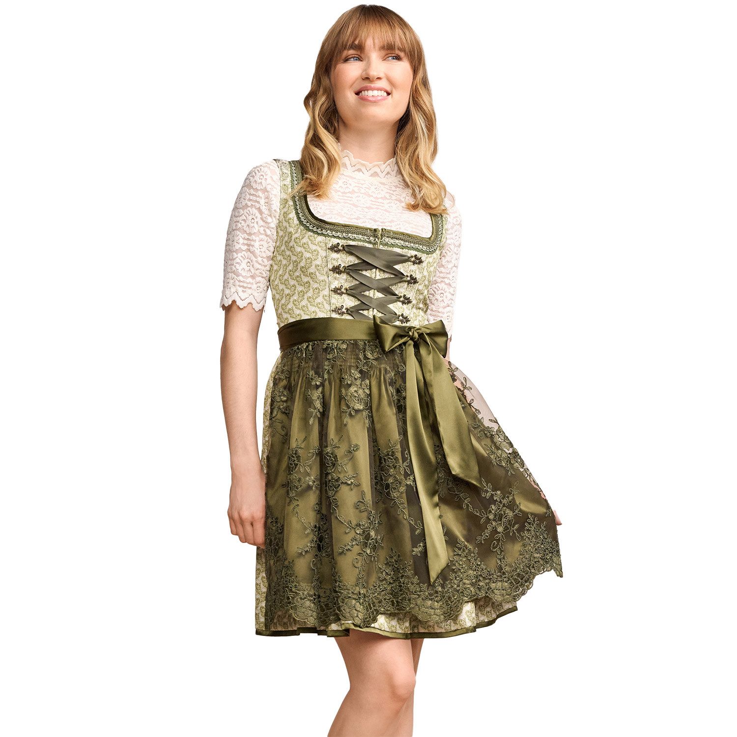Krüger Madl Dirndl Krüger MADL Dirndl 'Brynlee' 416869, Hellgrün 50c