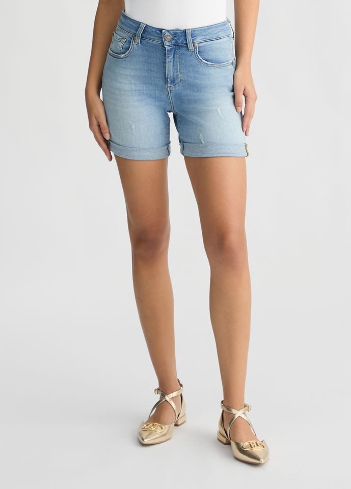 Liu Jo Shorts – Hellblaue Denim-Shorts günstig online kaufen