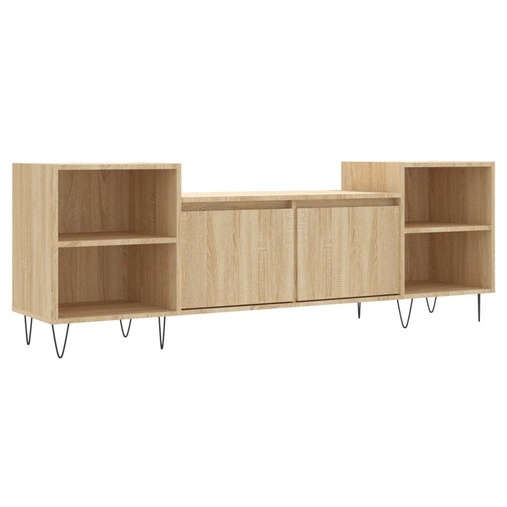 vidaXL TV-Schrank TV-Board Sonoma-Eiche 160x35x55 cm Holzwerkstoff günstig online kaufen